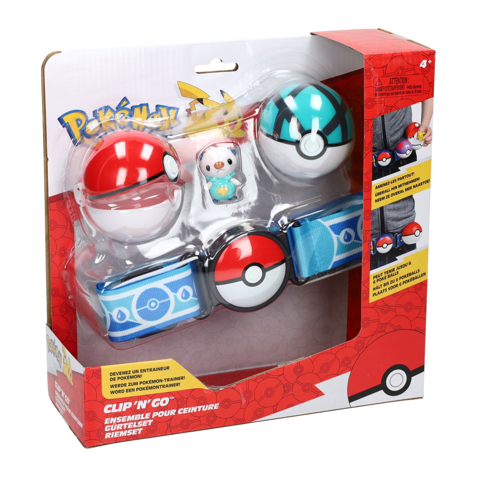 Pokémon Clip N Go avec ceinture Playset Oshawott