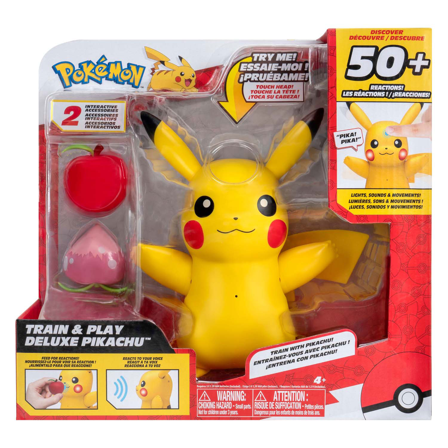 Pokémon - Deluxe Train & Play Pikachu Speelset
