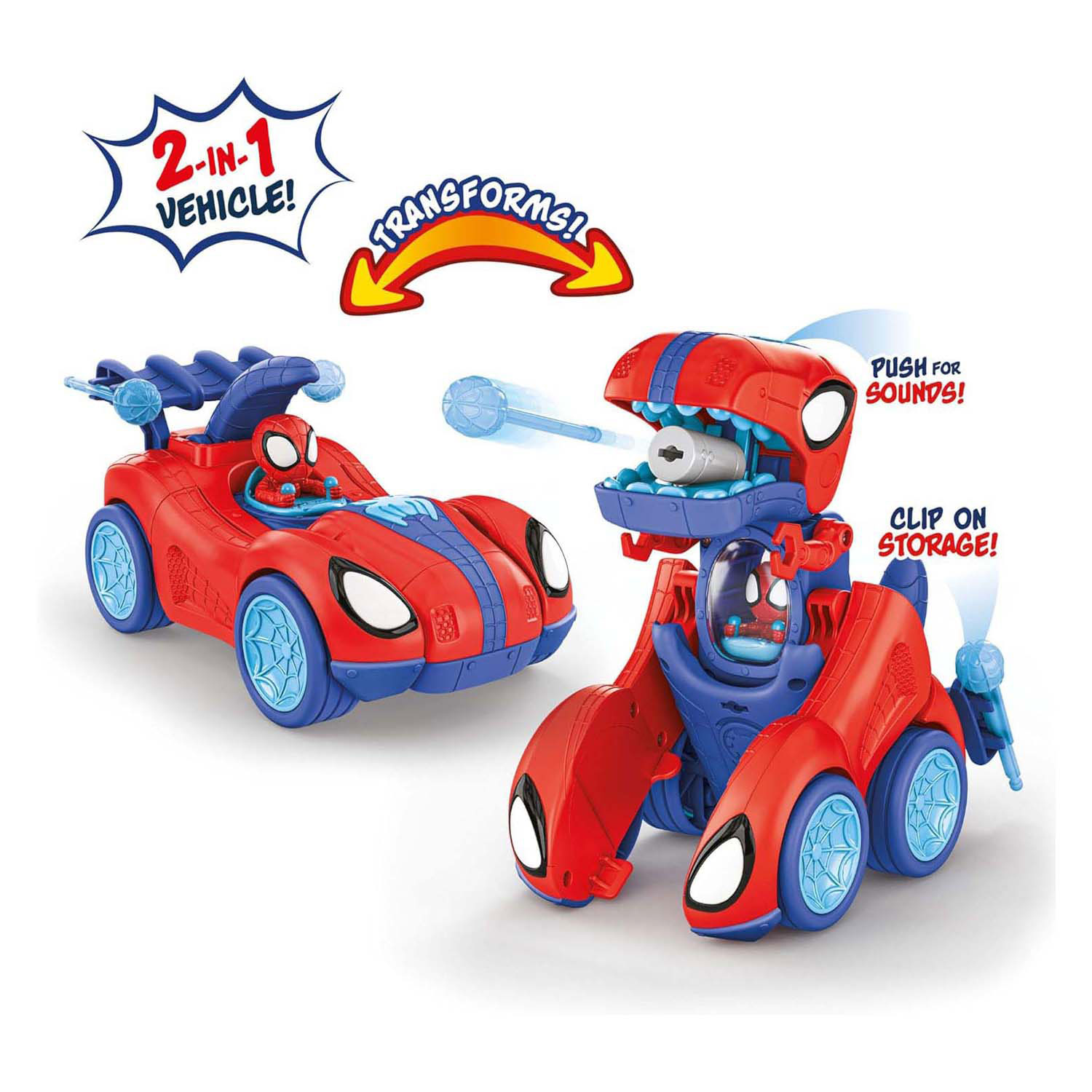 Spidey and Amazing Friends - Spidey-Rex Racevoertuig