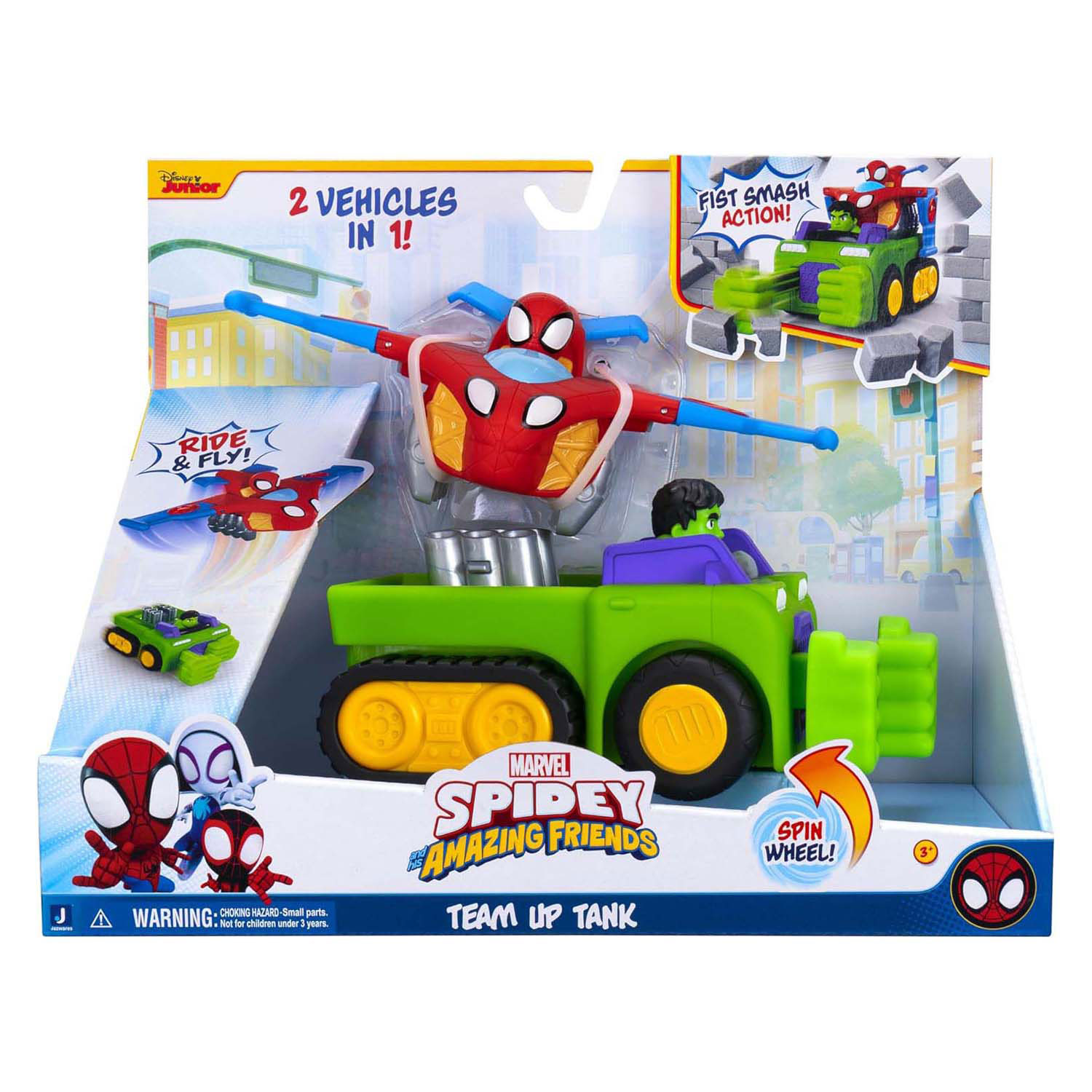 Spidey and Amazing Friends - Team Up Tankvoertuig