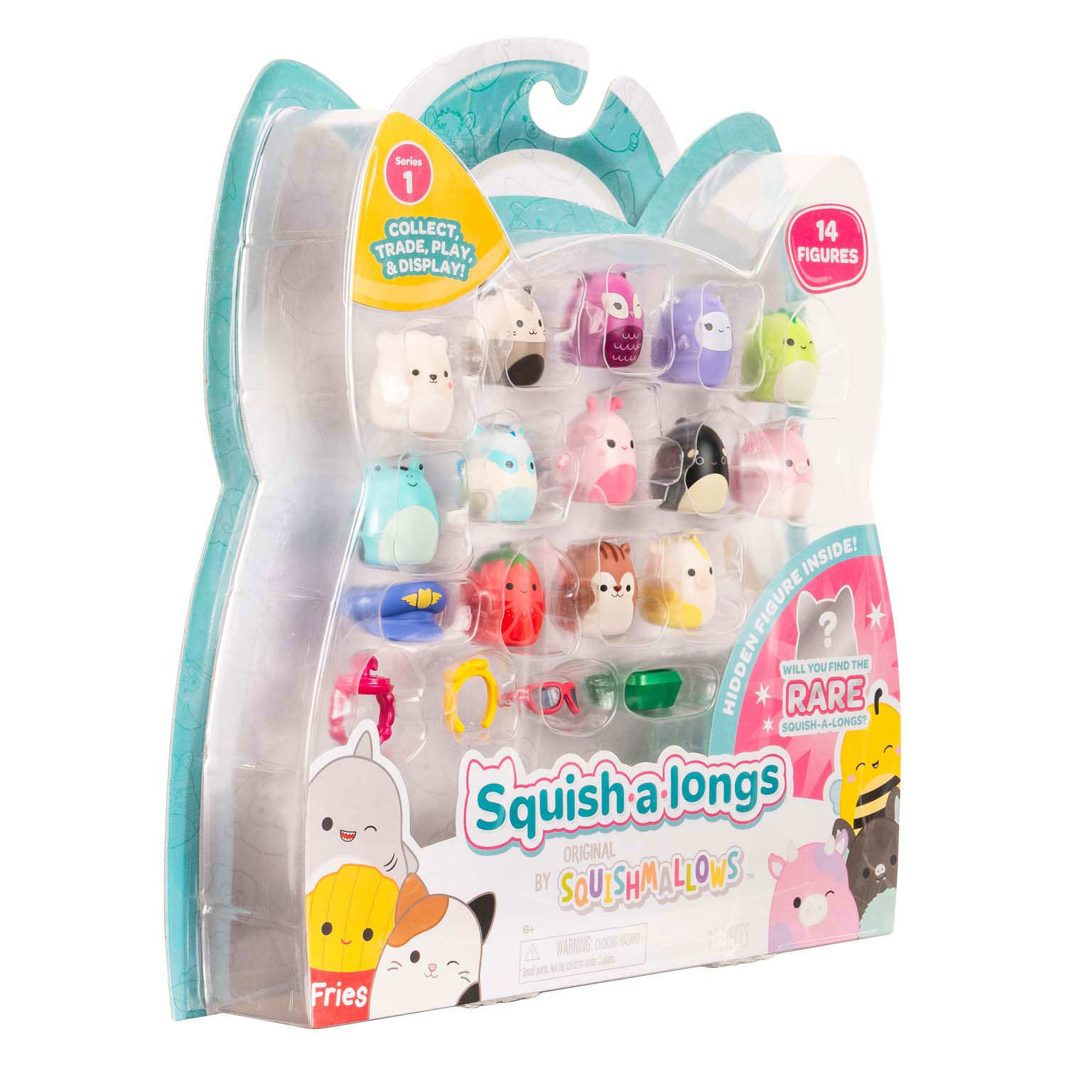 Squishmallows - Squish-a-longs Speelfiguren - Style 2, 14dlg.