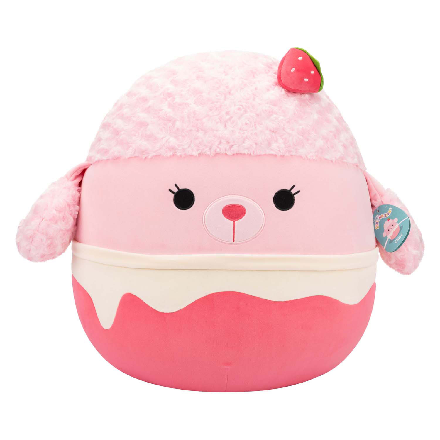 Peluche Squishmallows - Milkshake à la fraise Chloé, 50 cm