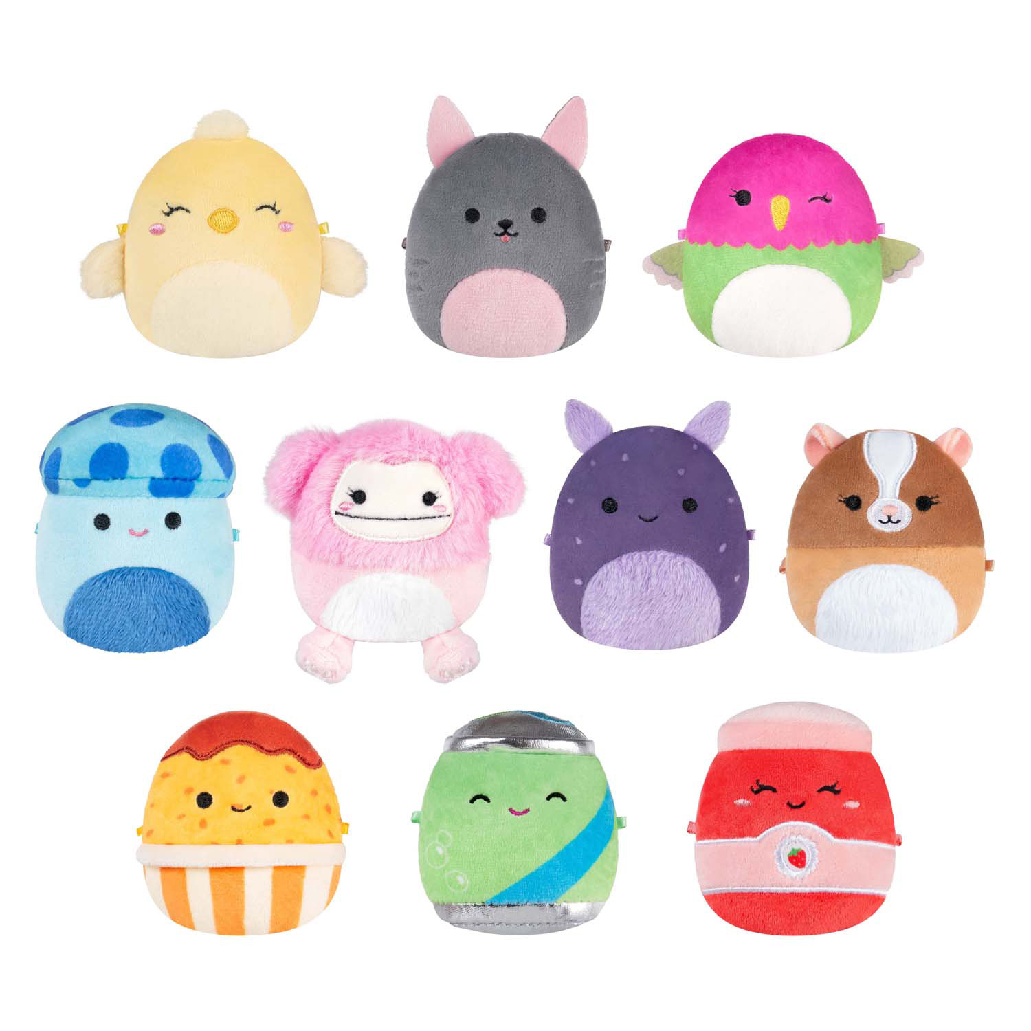 Squishmallows Knuffel Pluche - Micromallows Herfst - 10dlg.