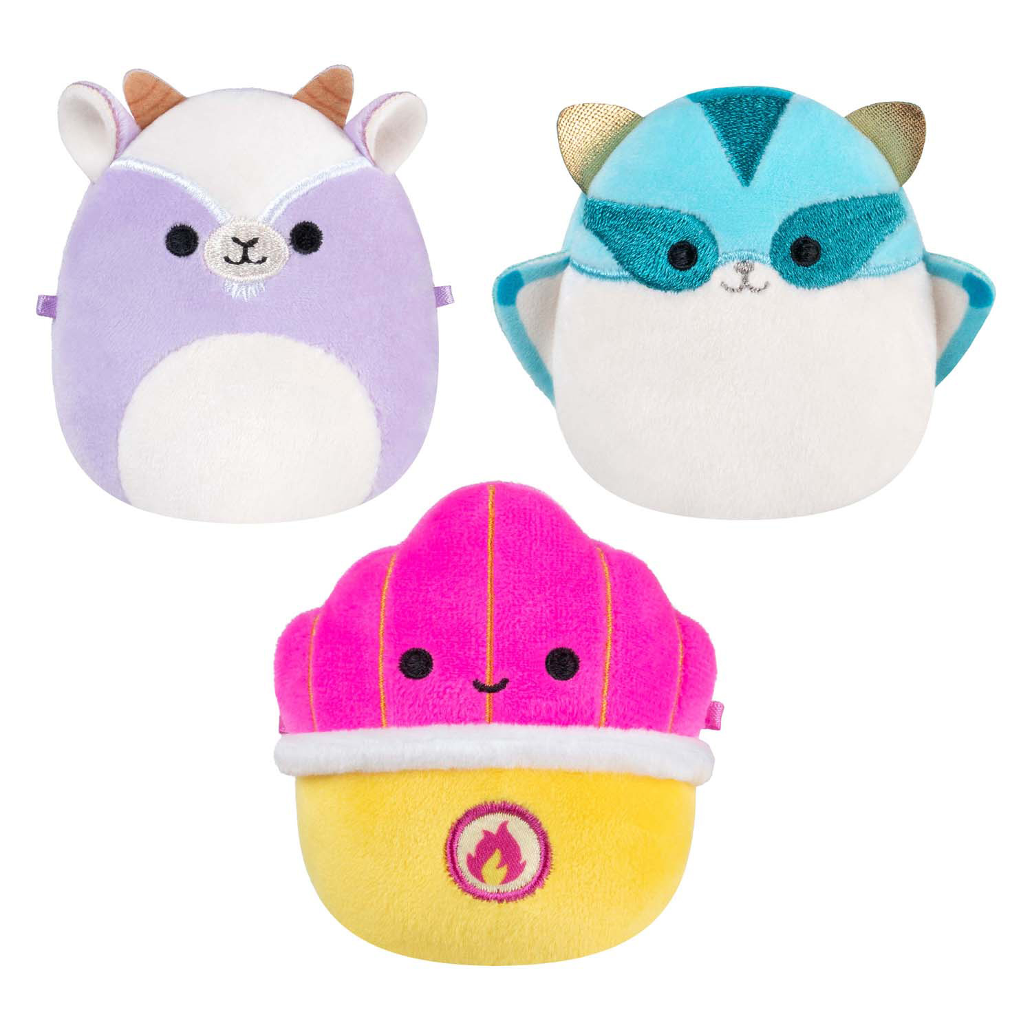 Squishmallows Knuffel Pluche - Micromallows Tia, Mariska, Louden - 3dlg.