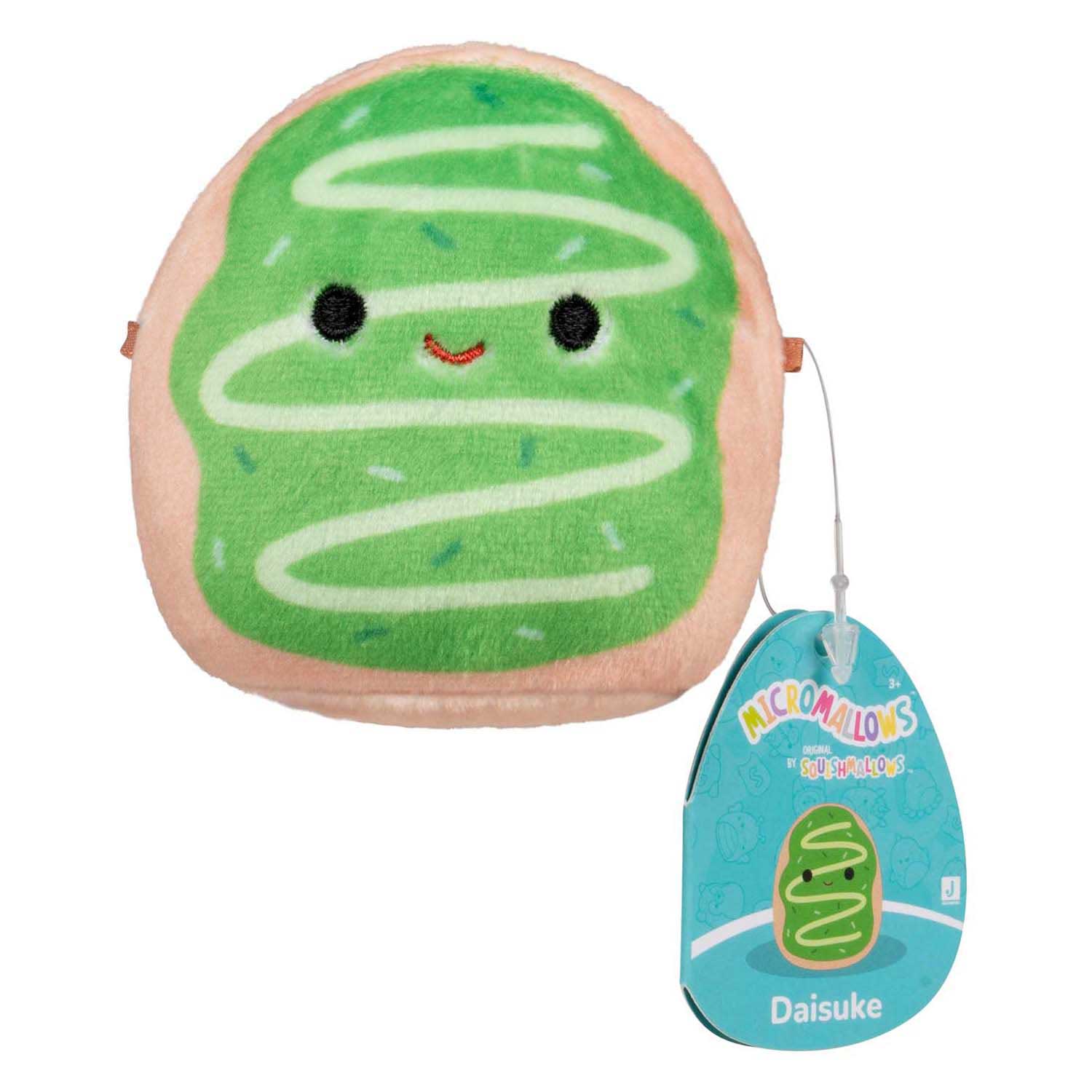 Squishmallows Knuffel Pluche - Micromallows Ingred, Amelie, Daisuke - 3dlg.