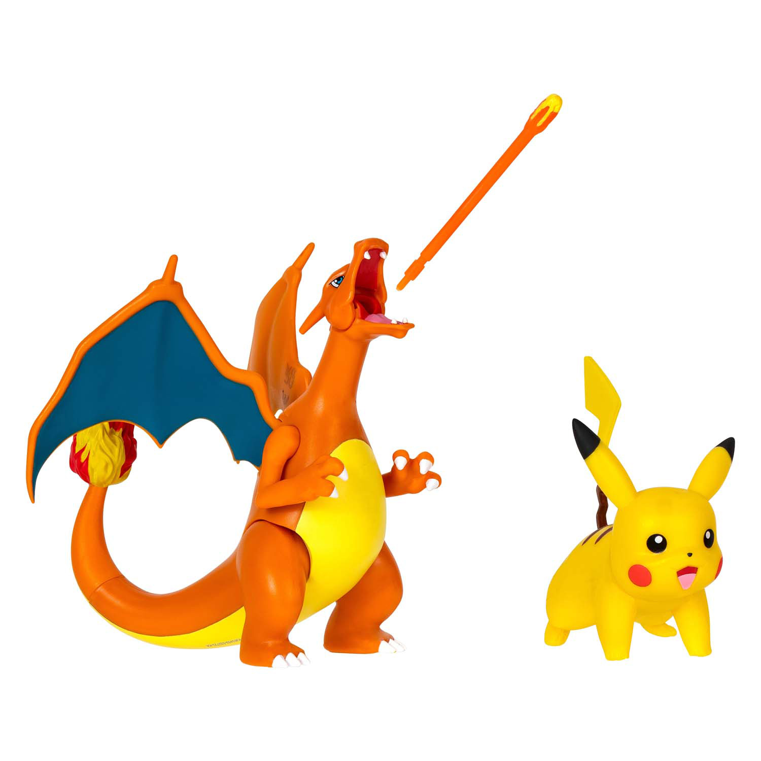 Coffret de figurines Pokémon Battle Feature - Glurak et Pikachu - 2dlg.