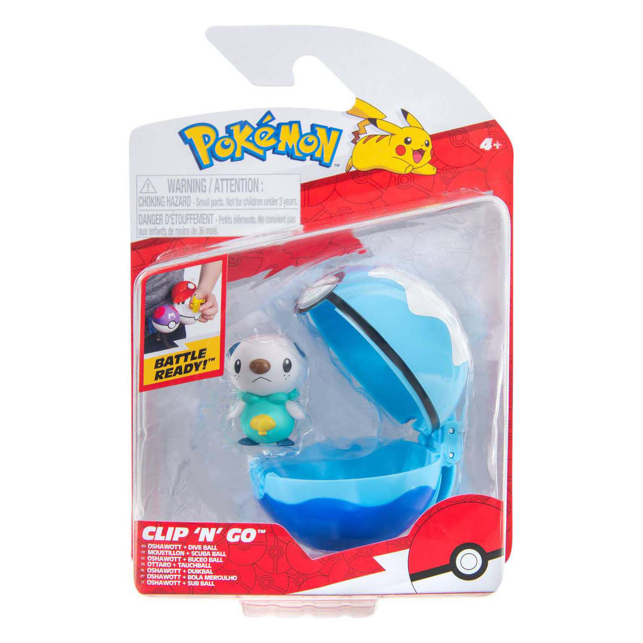 Pokémon Clip 'N' Go Oshawott Dive Ball