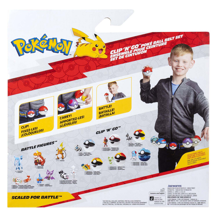 Pokémon Clip 'N' Go Met Riem Speelset Eevee Great Ball