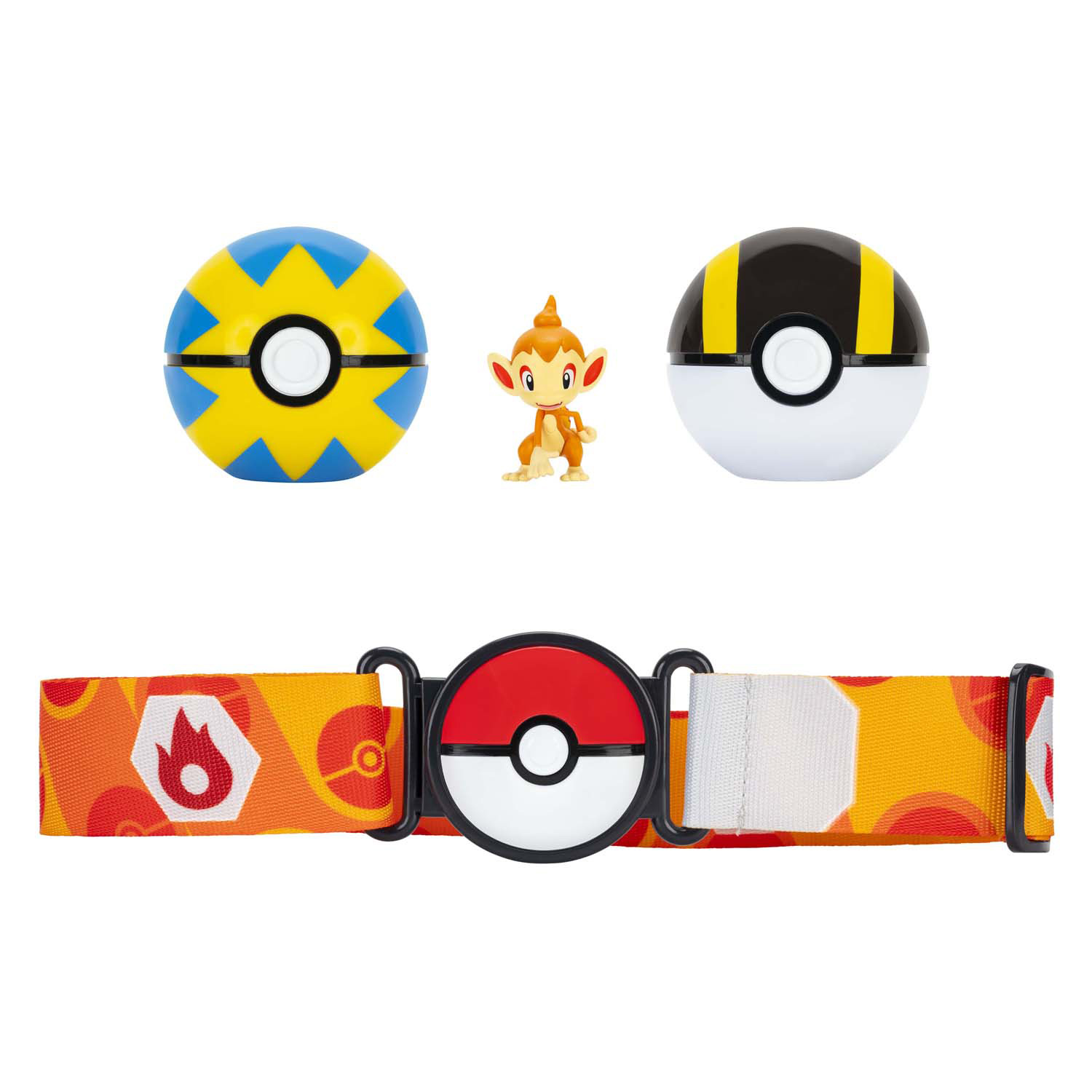 Pokémon Clip 'N' Go Met Riem Speelset Chimchar Quick Ball