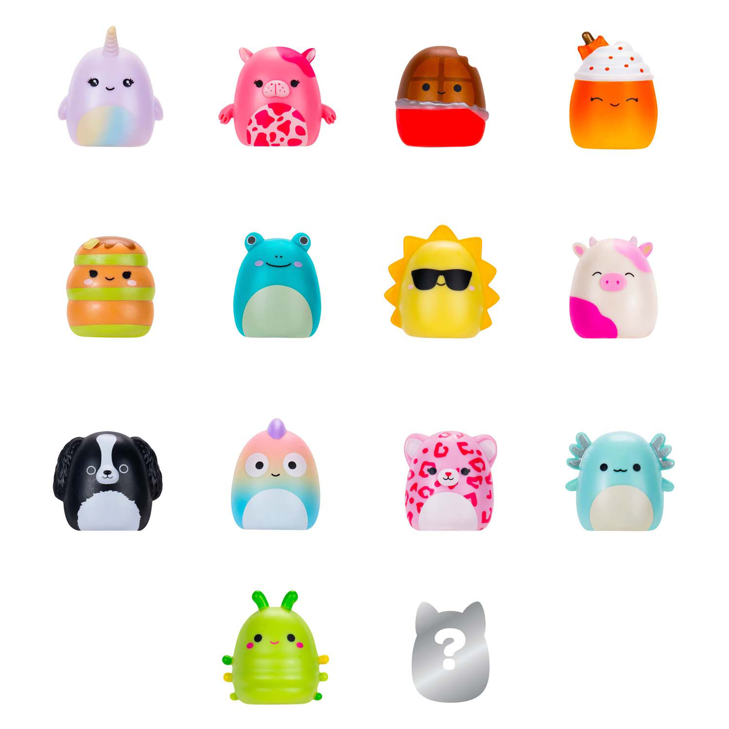 Squishmallows - Squish-a-longs Speelfiguren Style 1 - 14dlg. Squishmallows - Squish-a-longs Speelfiguren Style 1 - 14dlg.