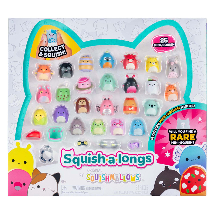 Squishmallows - Squish-a-longs Speelfiguren Style 1 - 25dlg.
