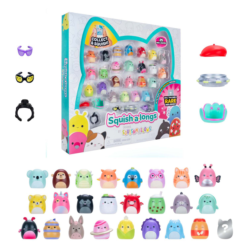 Squishmallows - Squish-a-longs Speelfiguren Style 1 - 25dlg.