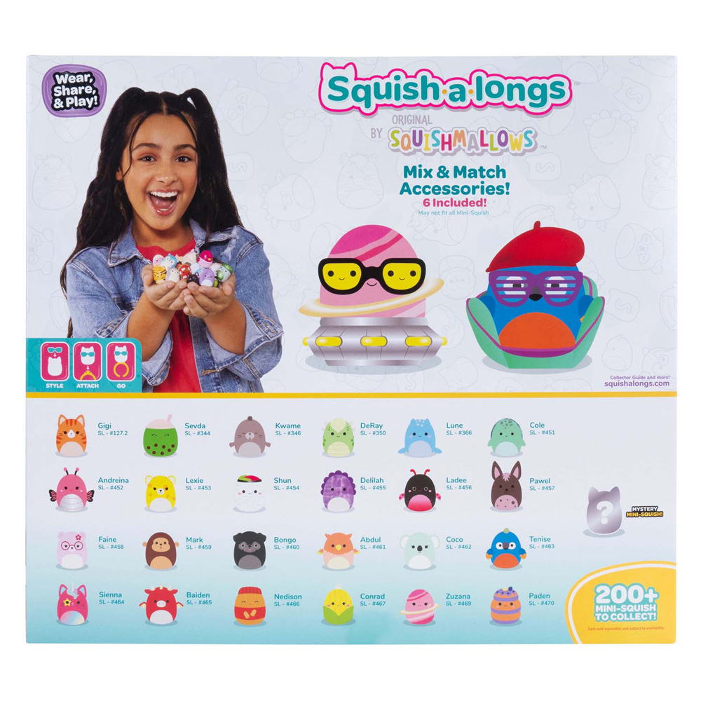 Squishmallows - Squish-a-longs Speelfiguren Style 1 - 25dlg.