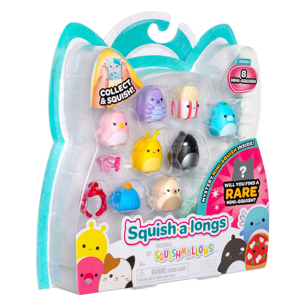 Squishmallows - Squish-a-longs Speelfiguren Style 2 - 8dlg.