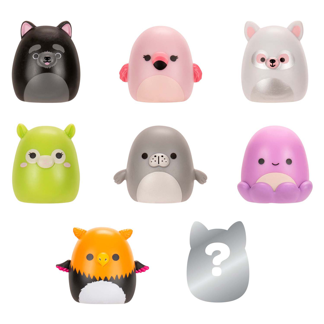 Squishmallows - Squish-a-longs Speelfiguren Style 3 - 8dlg.