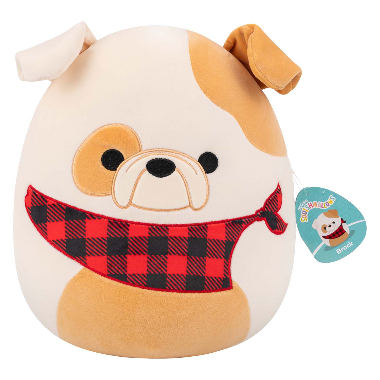 Squishmallows Knuffel Pluche - Brock the Buldog - 30cm