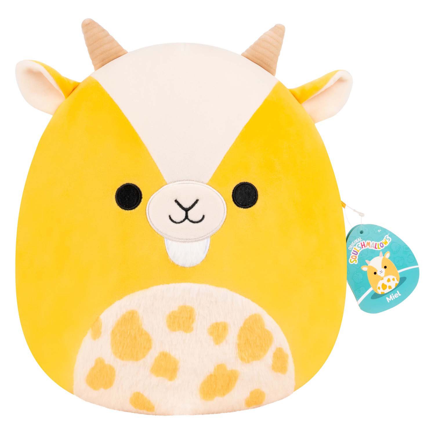 Squishmallows Knuffel Pluche - Miel the Yellow Goat - 30cm