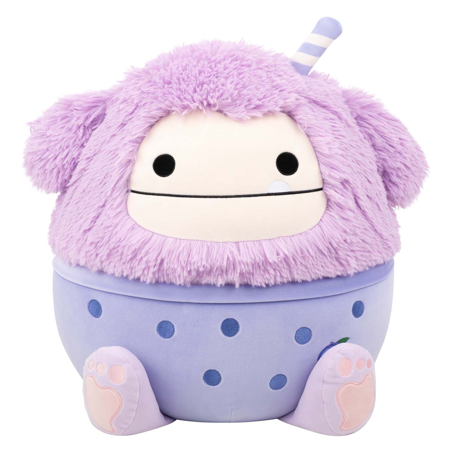 Squishmallows Knuffel Pluche - Dilka the Boba Lavender Bigfoot - 40cm
