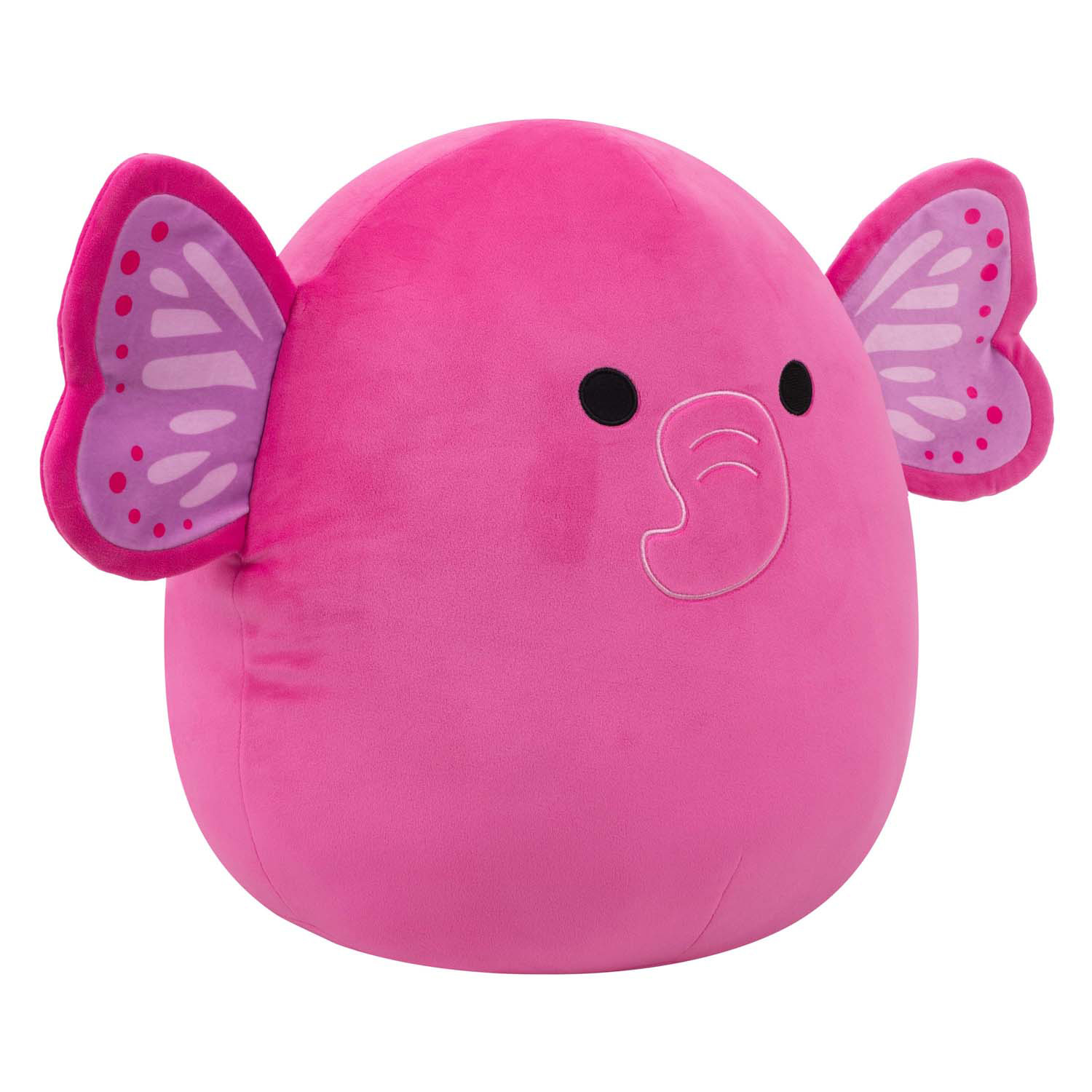 Squishmallows Knuffel Pluche - Evelyn The Hot Pink Butterfly Elephant - 40cm Squishmallows Knuffel Pluche - Evelyn The Hot Pink Butterfly Elephant - 40cm