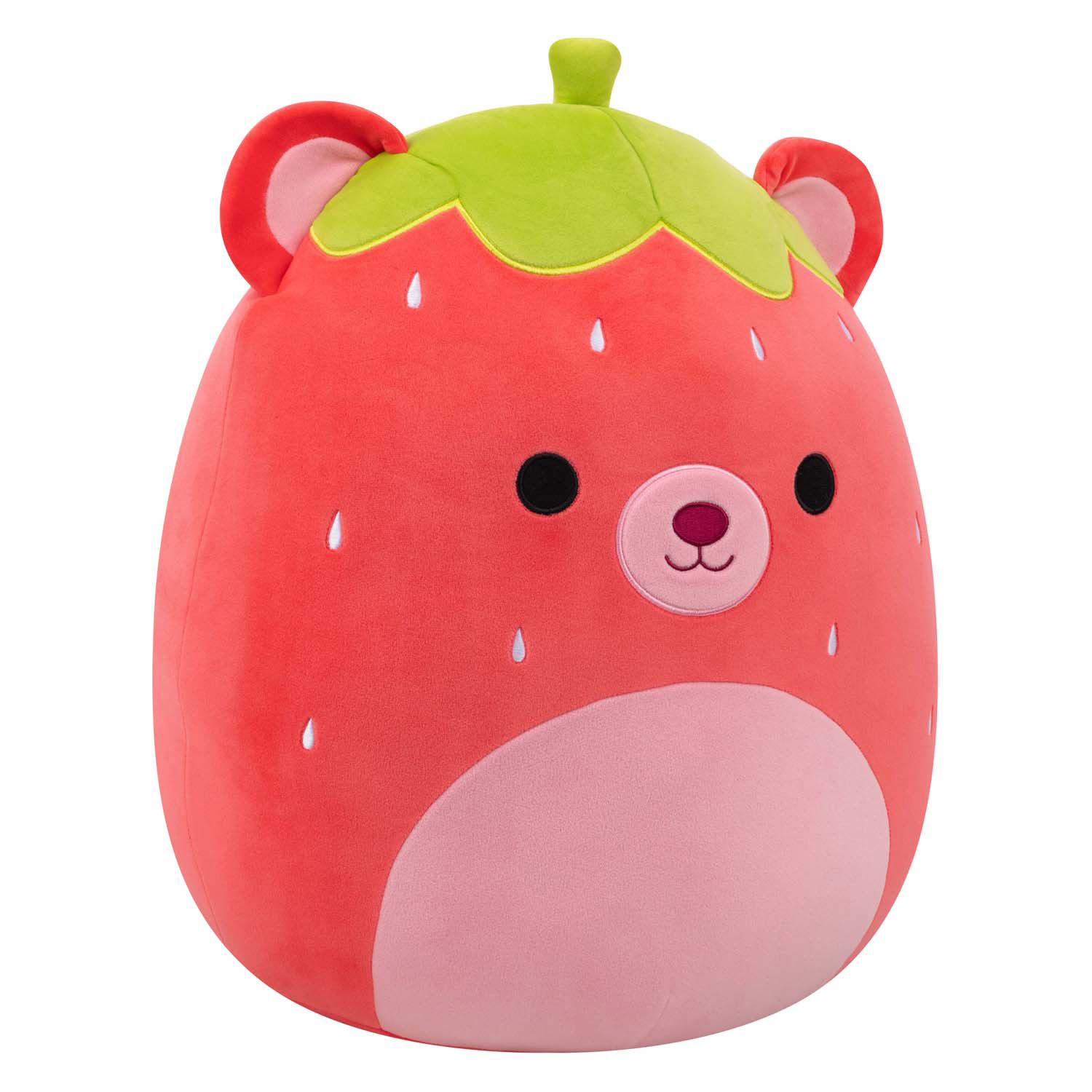 Squishmallows Knuffel Pluche - Romeo the Red Bear Strawberry - 40cm Squishmallows Knuffel Pluche - Romeo the Red Bear Strawberry - 40cm