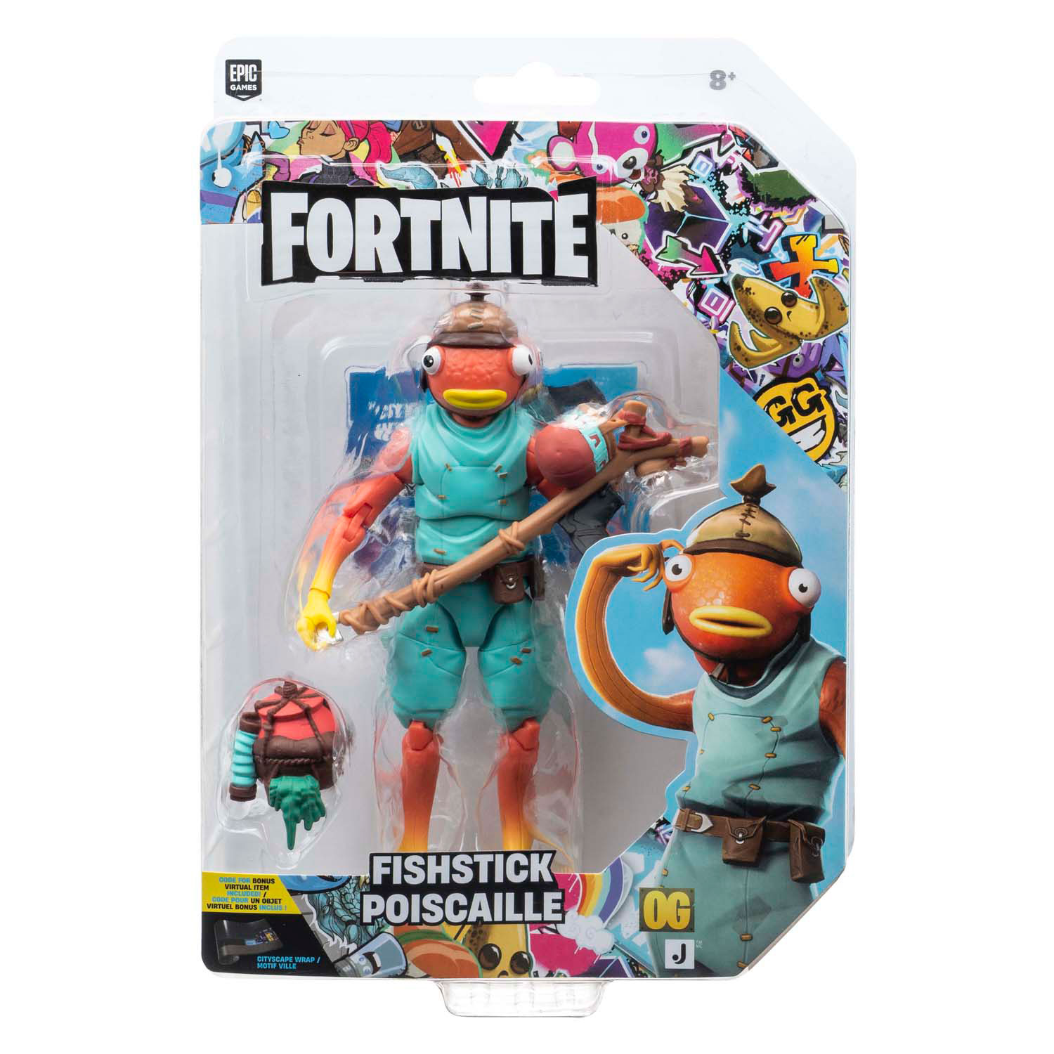 Fortnite - Pack de 1 figurine (Série Légendaire) Fishstick