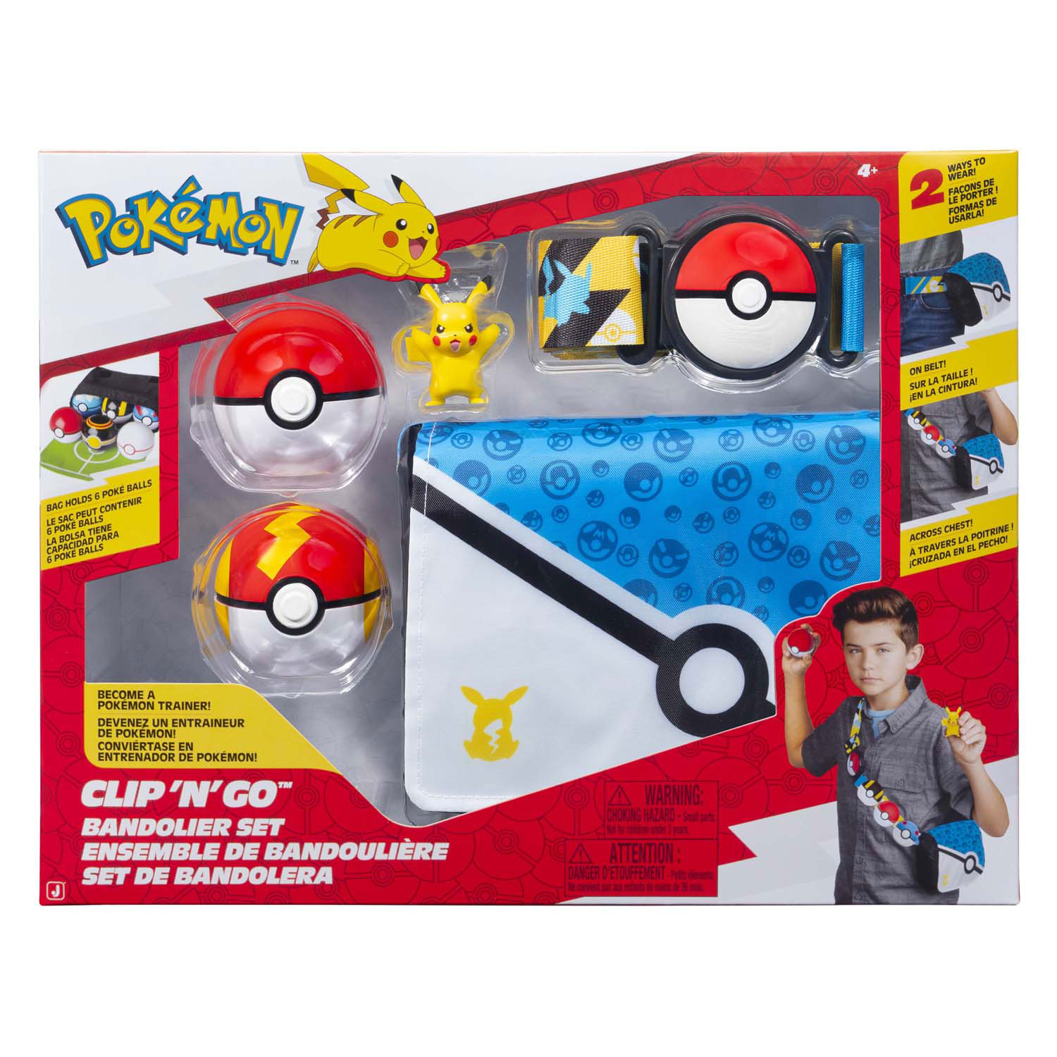 Ensemble bandoulière Pokémon - Pikachu avec Poké Ball et Fast Ball dans Pikachu