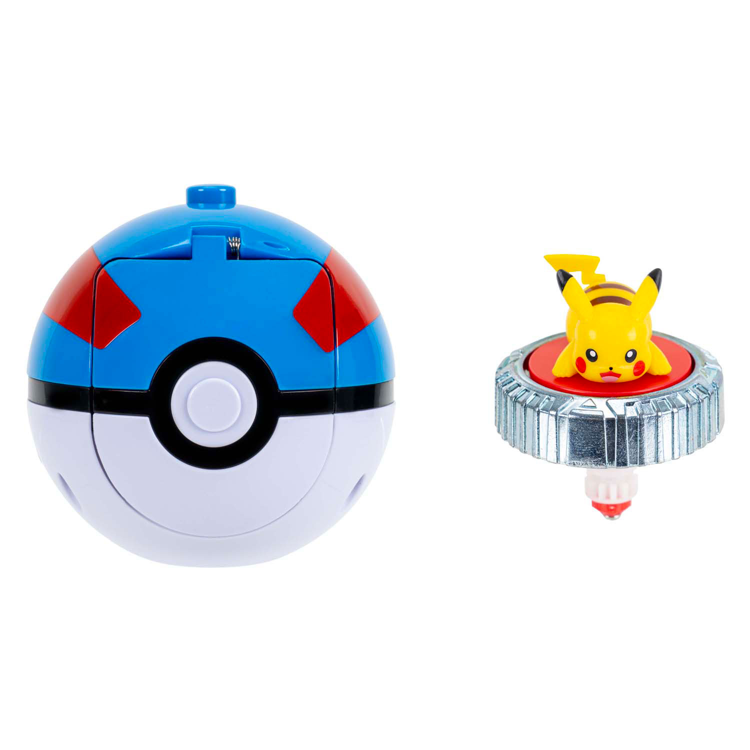 Pack de toupie de combat Pokémon - Pikachu n°2 en Super Ball
