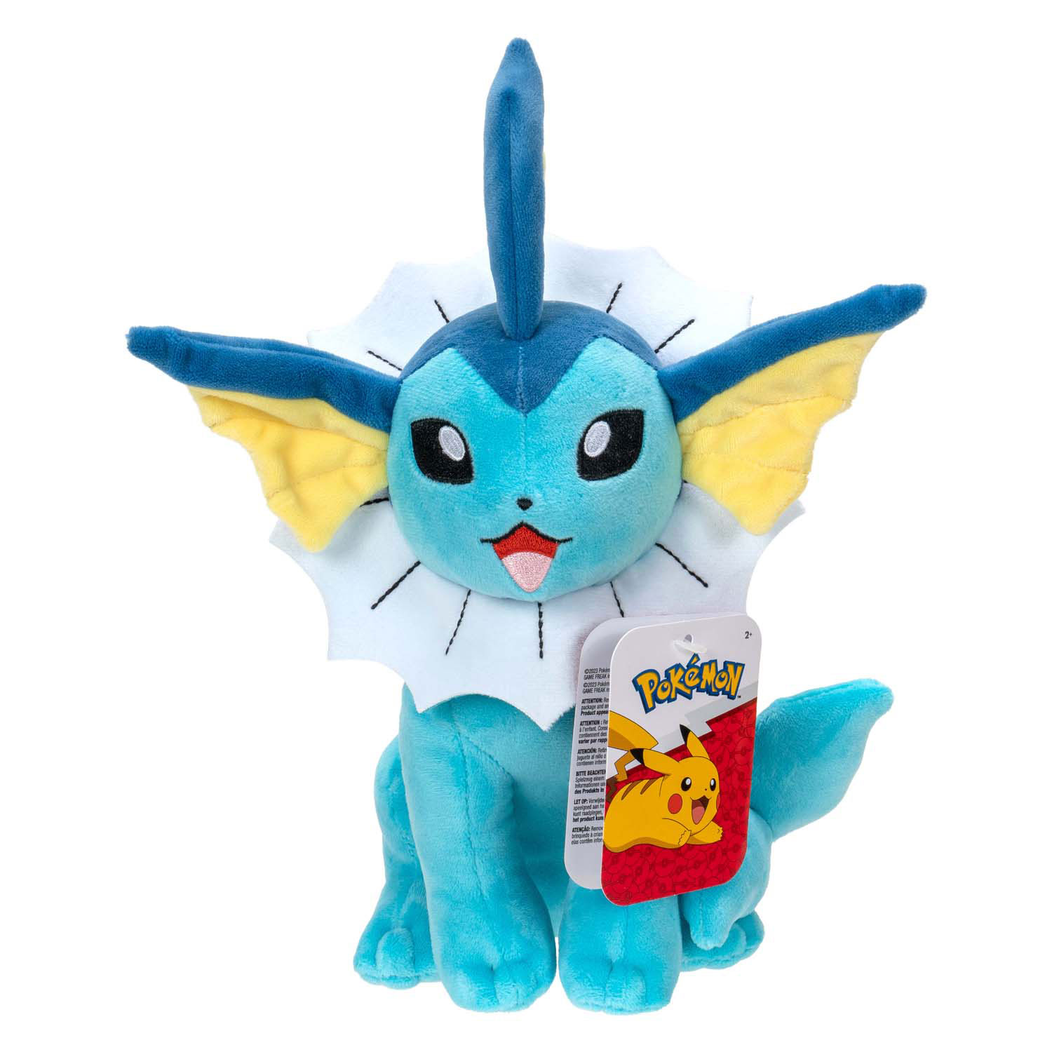 Peluche Pokémon Vaporeon - 20 cm