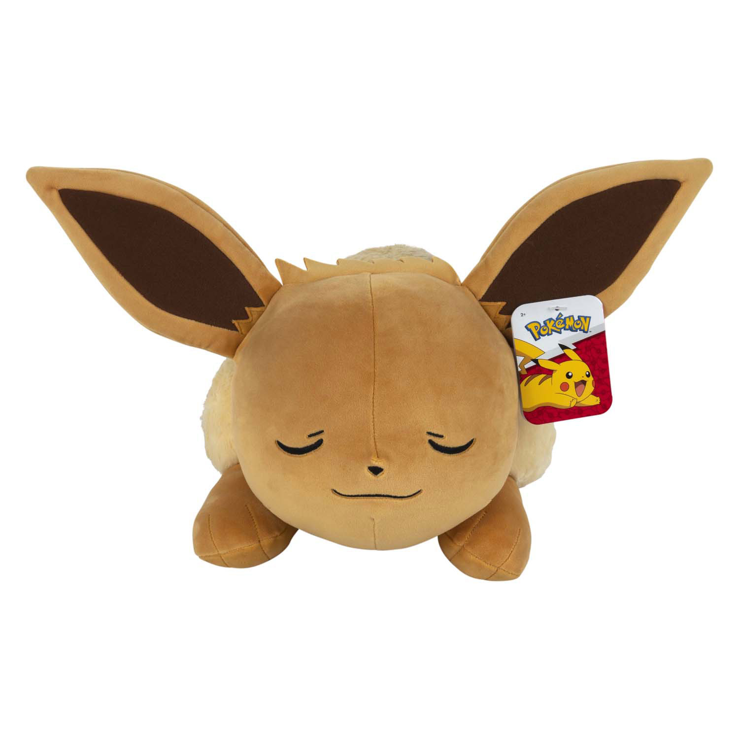 Peluche Pokémon Évoli endormi - 45 cm