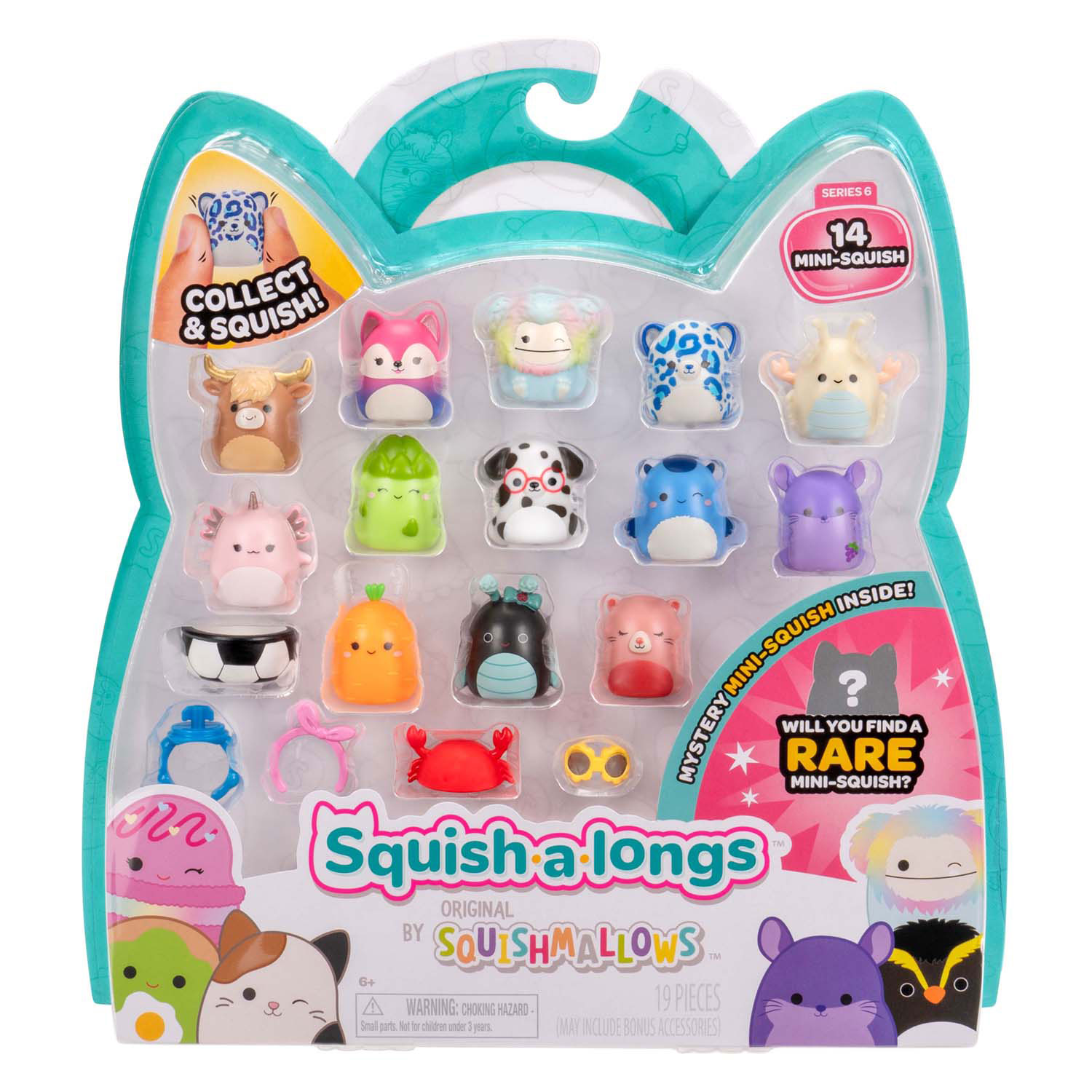 Squishmallows Squish-a-longs Speelfiguren Style 2 - 14dlg.