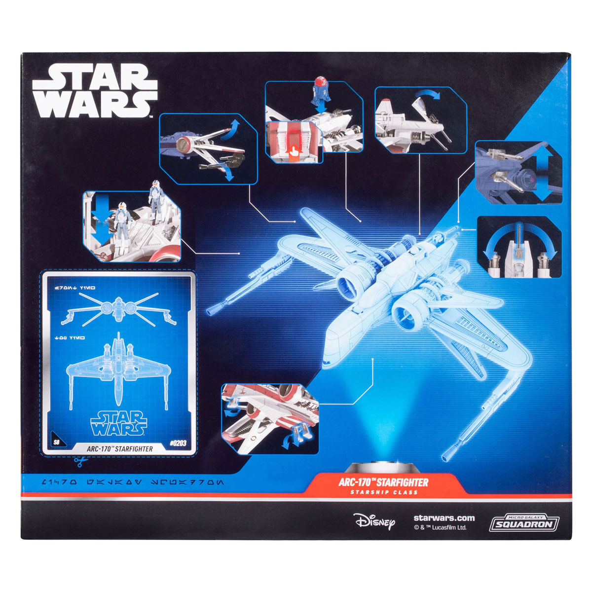 Escadron Micro Galaxie Star Wars - ARC 170