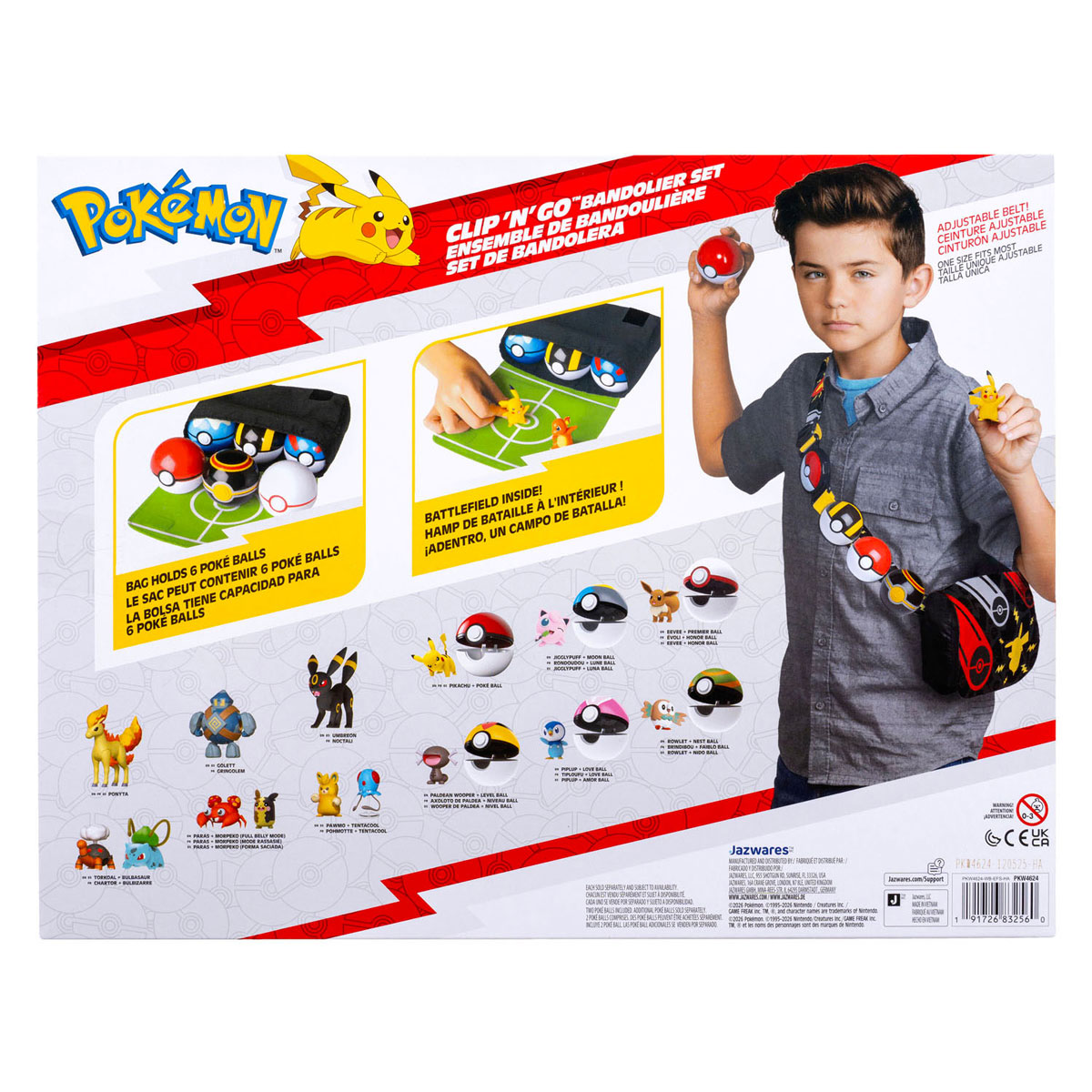 Pokemon Clip n' Go Bandolier Set