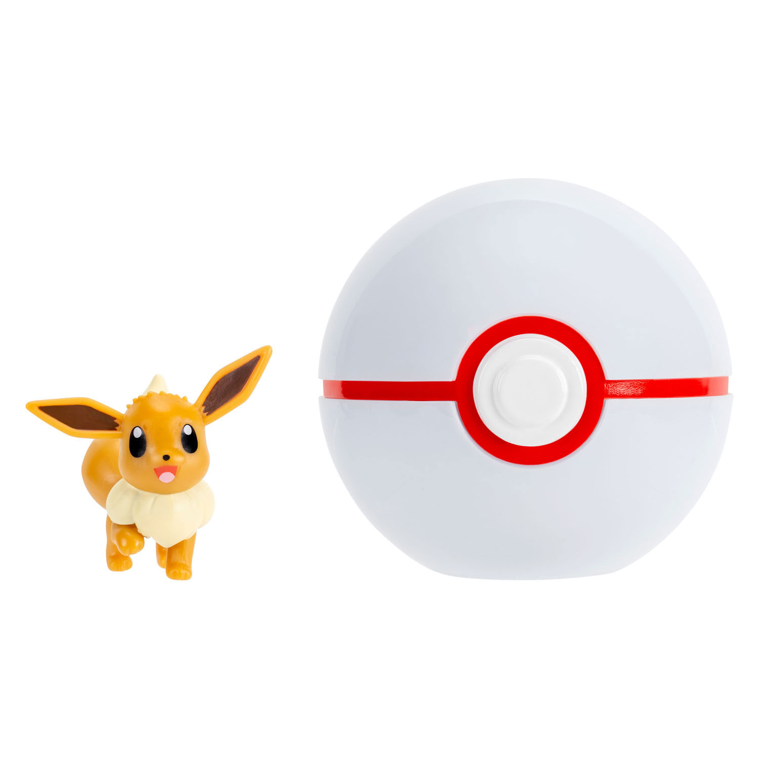 Pokemon Clip 'n Go Eevee met Premier Bal