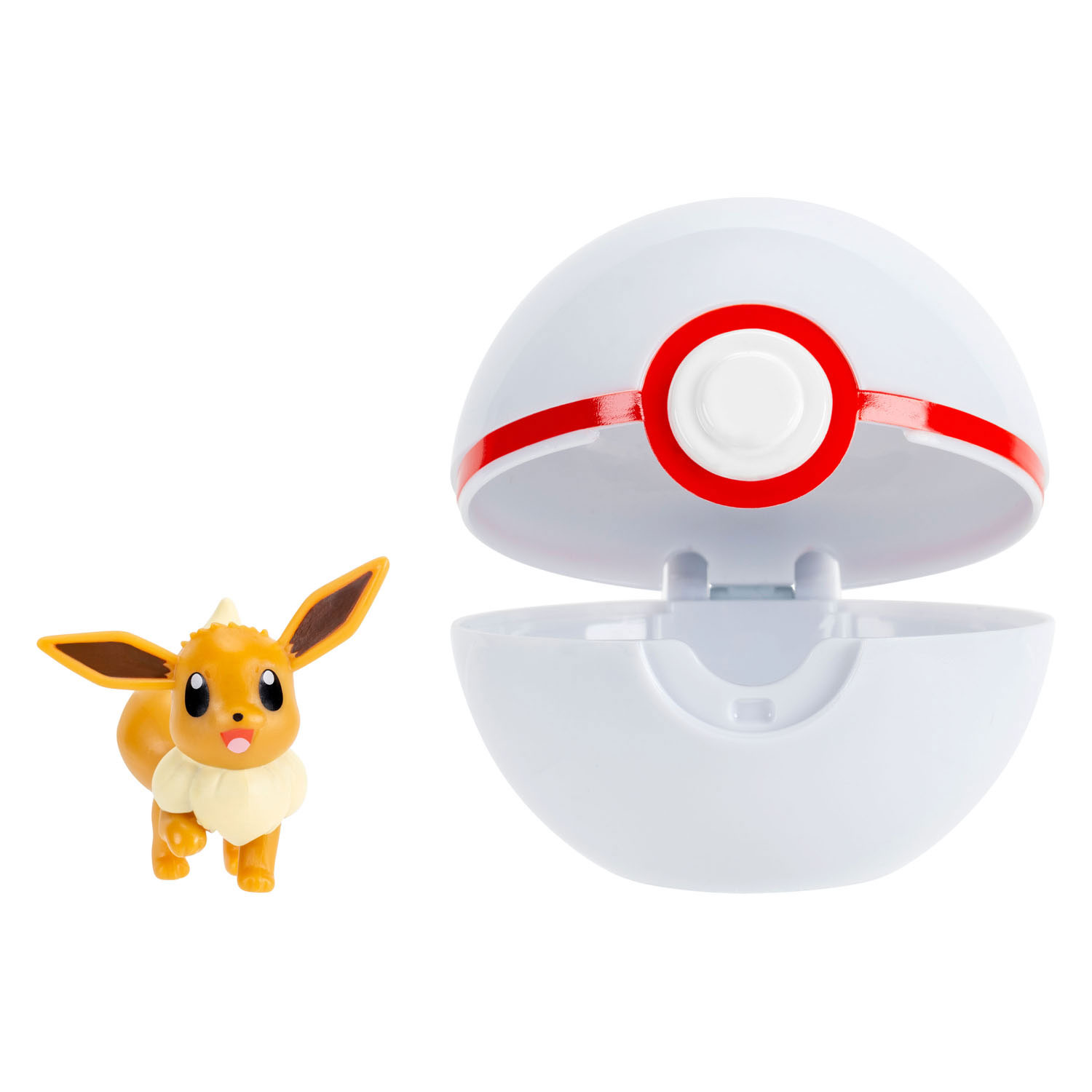 Pokemon Clip 'n Go Eevee met Premier Bal