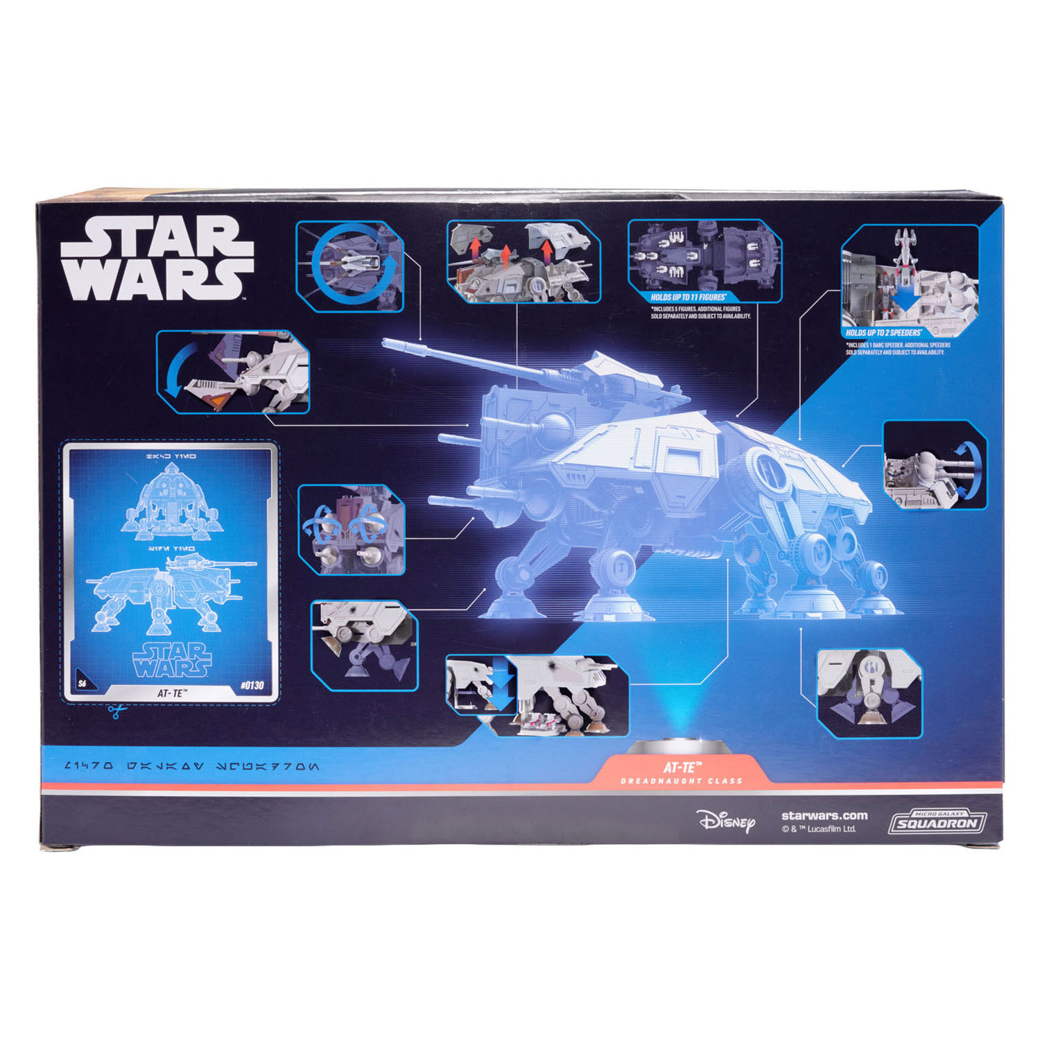 Star Wars Micro Galaxy Squadron Dreadnought Class - AT-TE