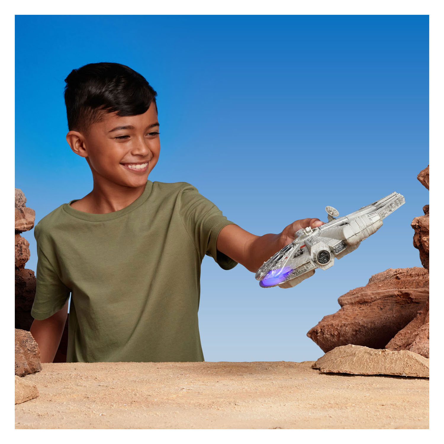 Star Wars Micro Galaxy Squadron Faucon Millenium