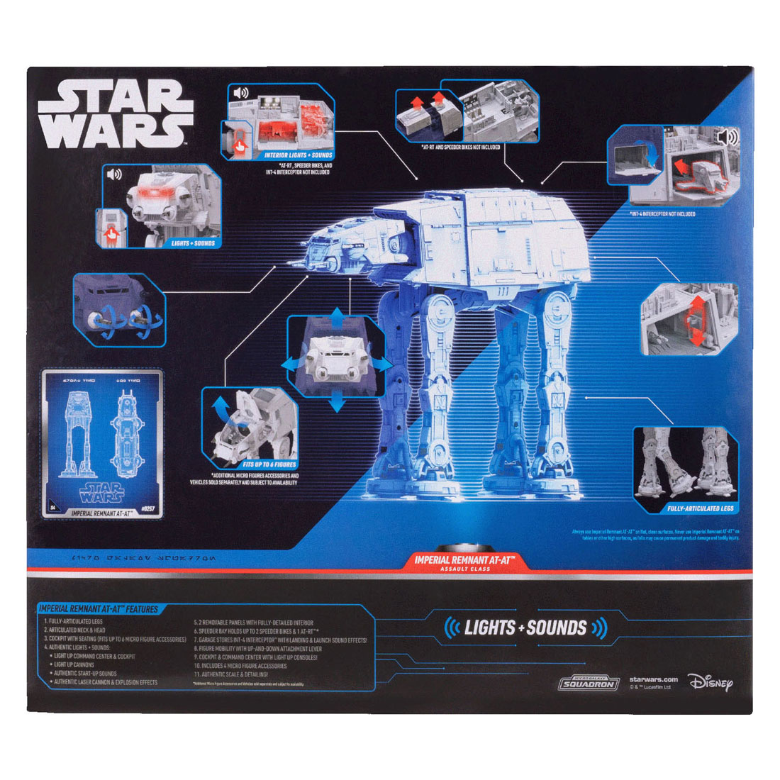 Star Wars Micro Galaxy Squadron Imperial Remnant AT-AT