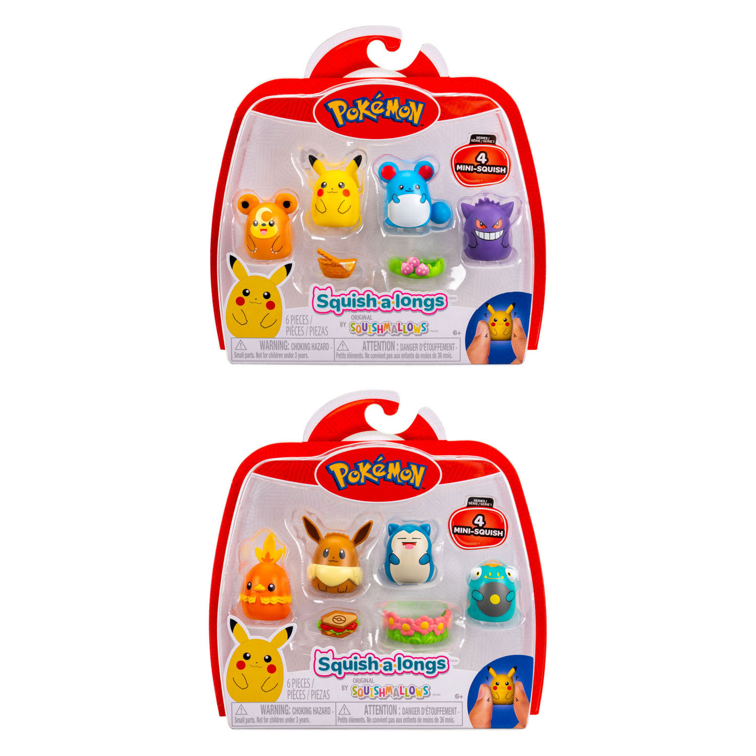 Squishmallows Squish-a-longs Pokemon - 4dlg.