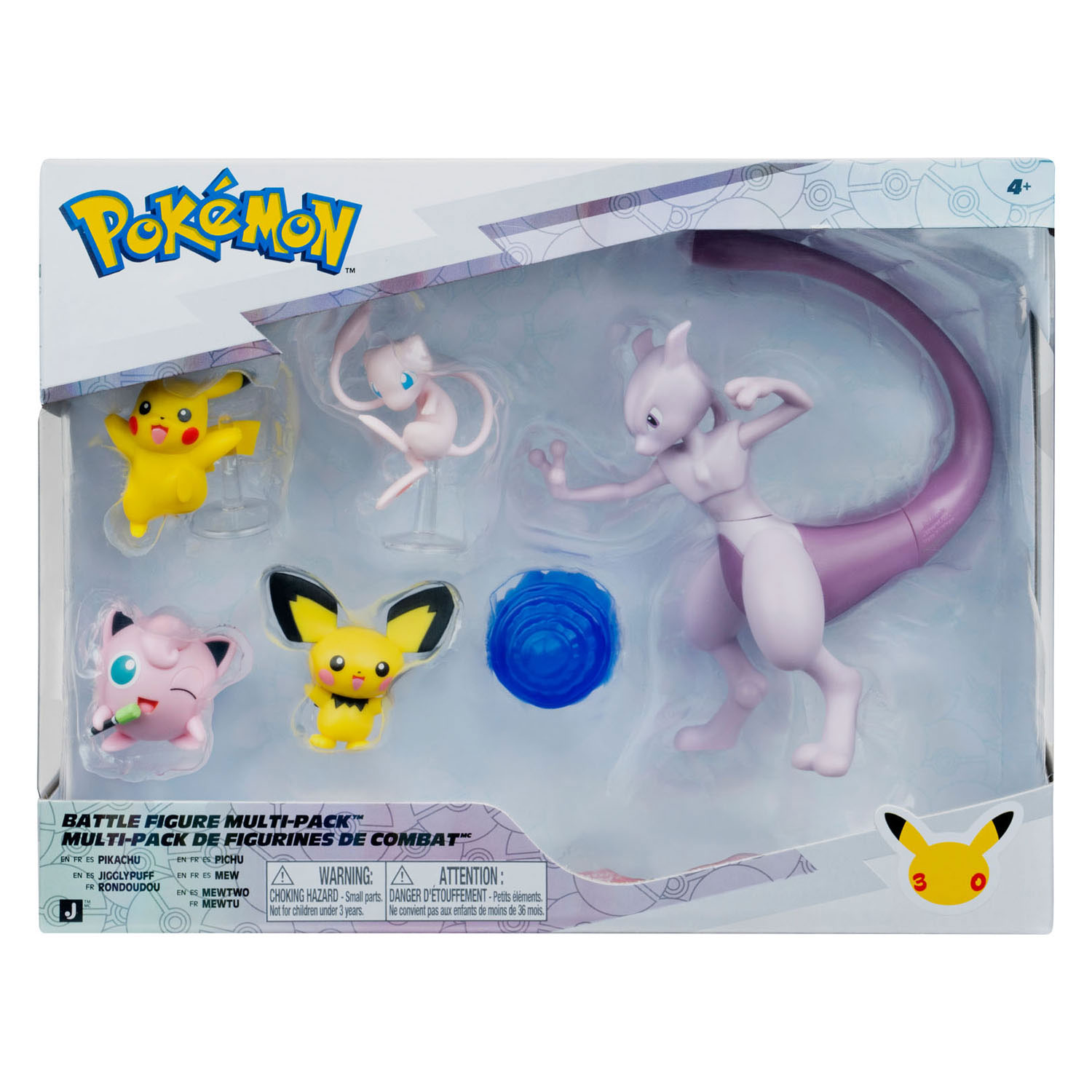 Pokemon Multipack met 5 figuren 11cm 30e Verjaardag