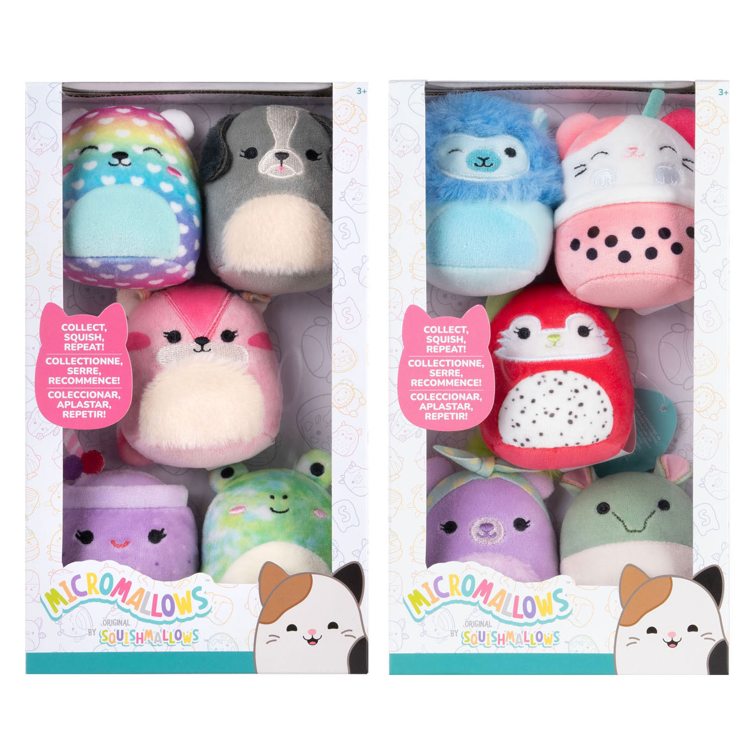 Squishmallows Knuffel Pluchen Micromallows 5-Pack 6cm