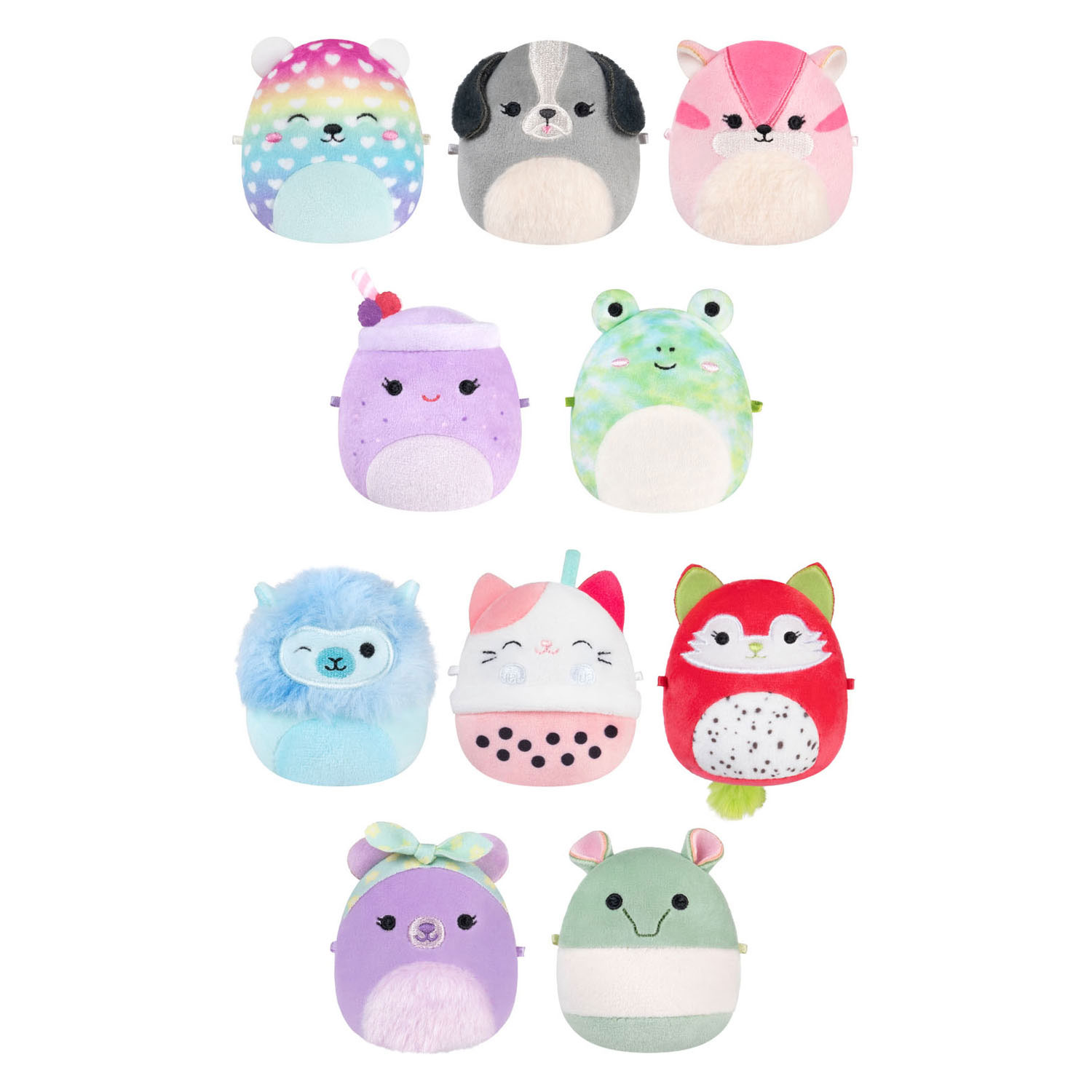 Squishmallows Knuffel Pluchen Micromallows 5-Pack 6cm