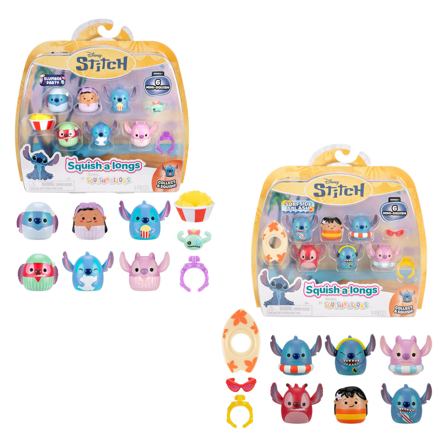 Squishmallows Squish-a-longs - Stitch 6dlg.