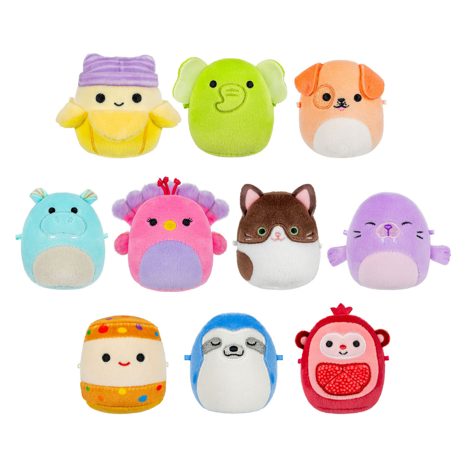 Squishmallows Knuffel Pluche Micromallows Herfst - 10dlg.