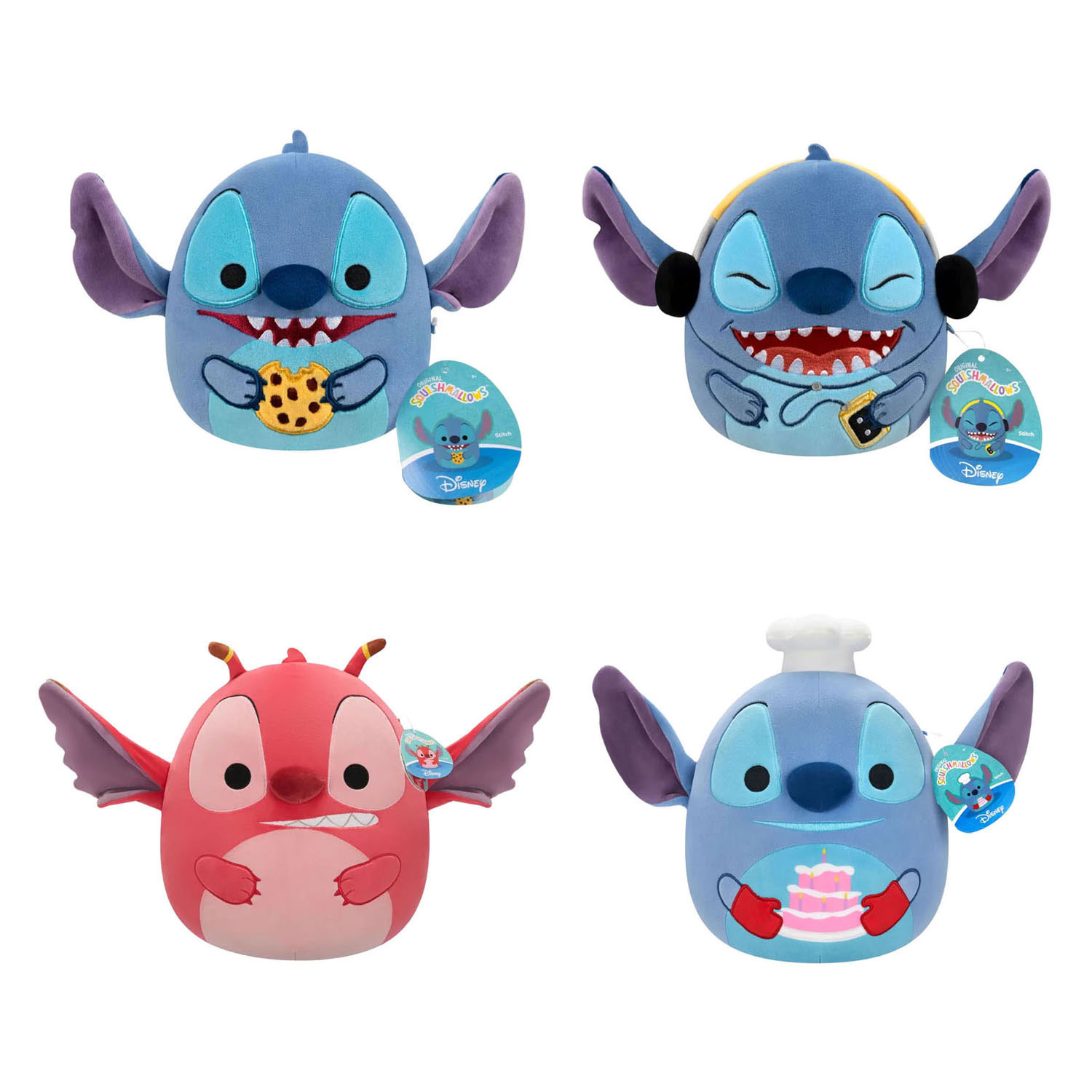 Squishmallows Knuffel Pluche Disney Stitch - 20cm