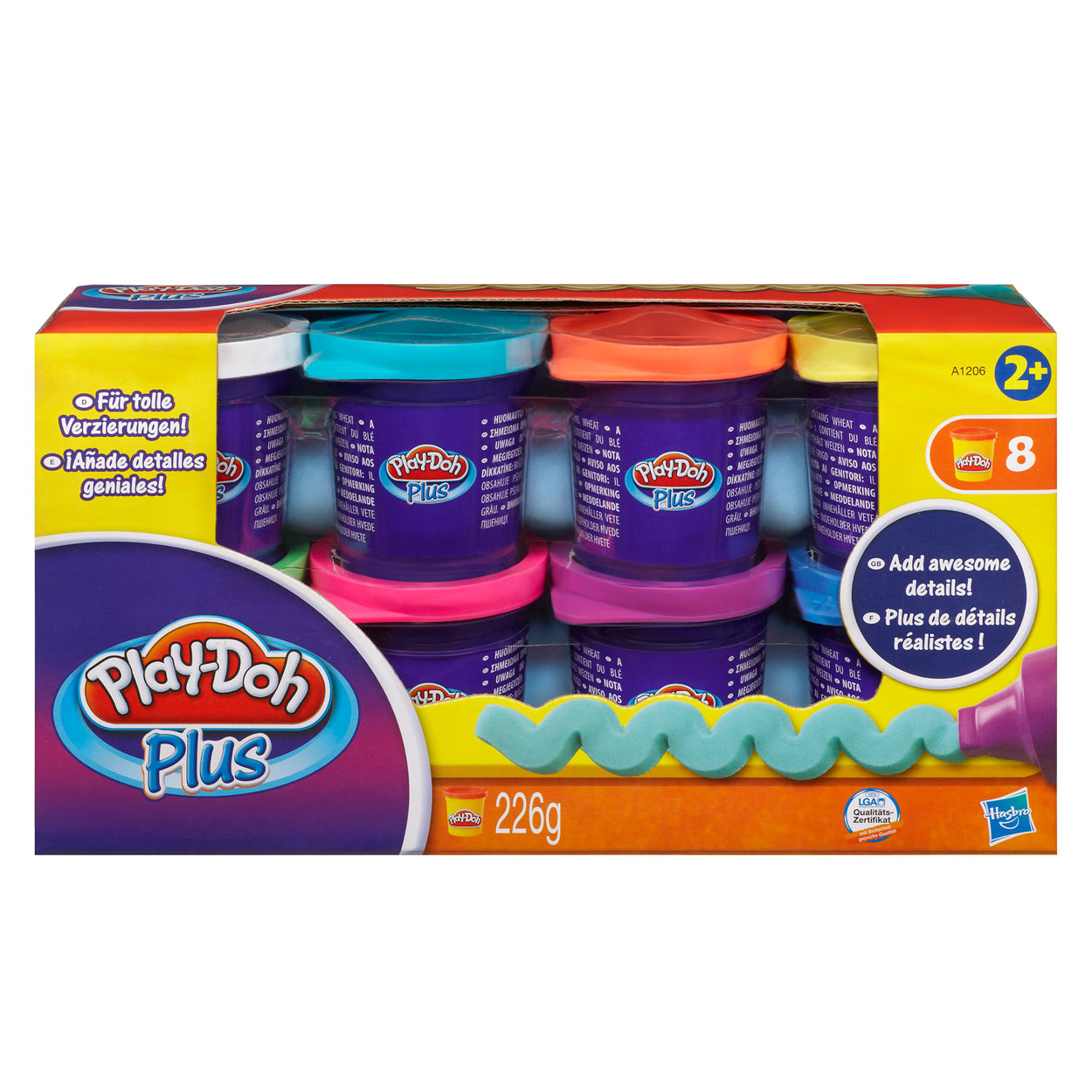 Play-Doh Plus, 8 Kleuren