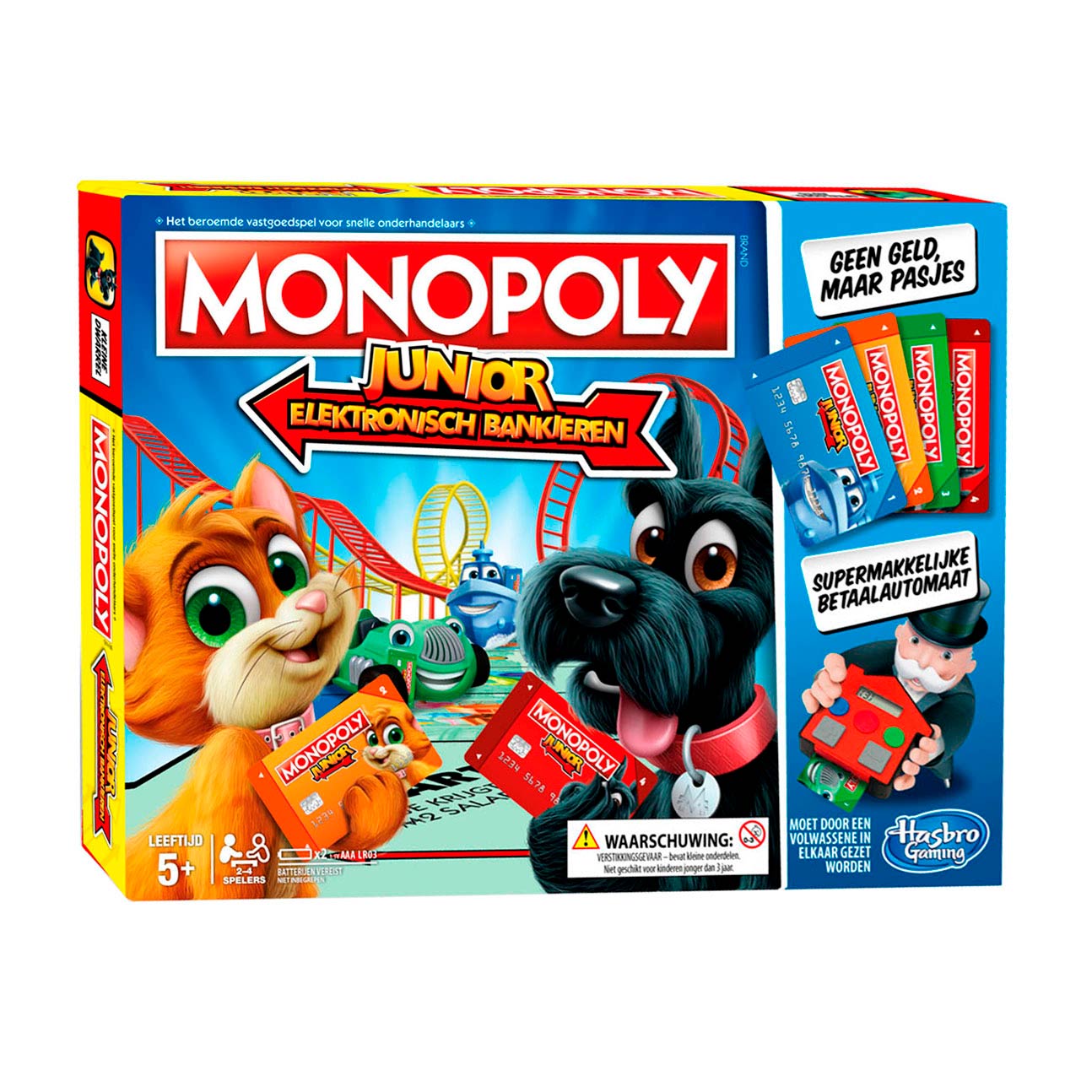 Souvenir explosie systematisch Monopoly Junior Electronisch Bankieren online ... | Lobbes Speelgoed