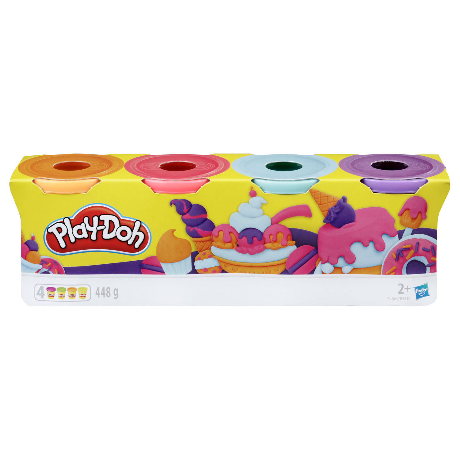 Play-Doh 4-Pack (Zoete Kleuren)