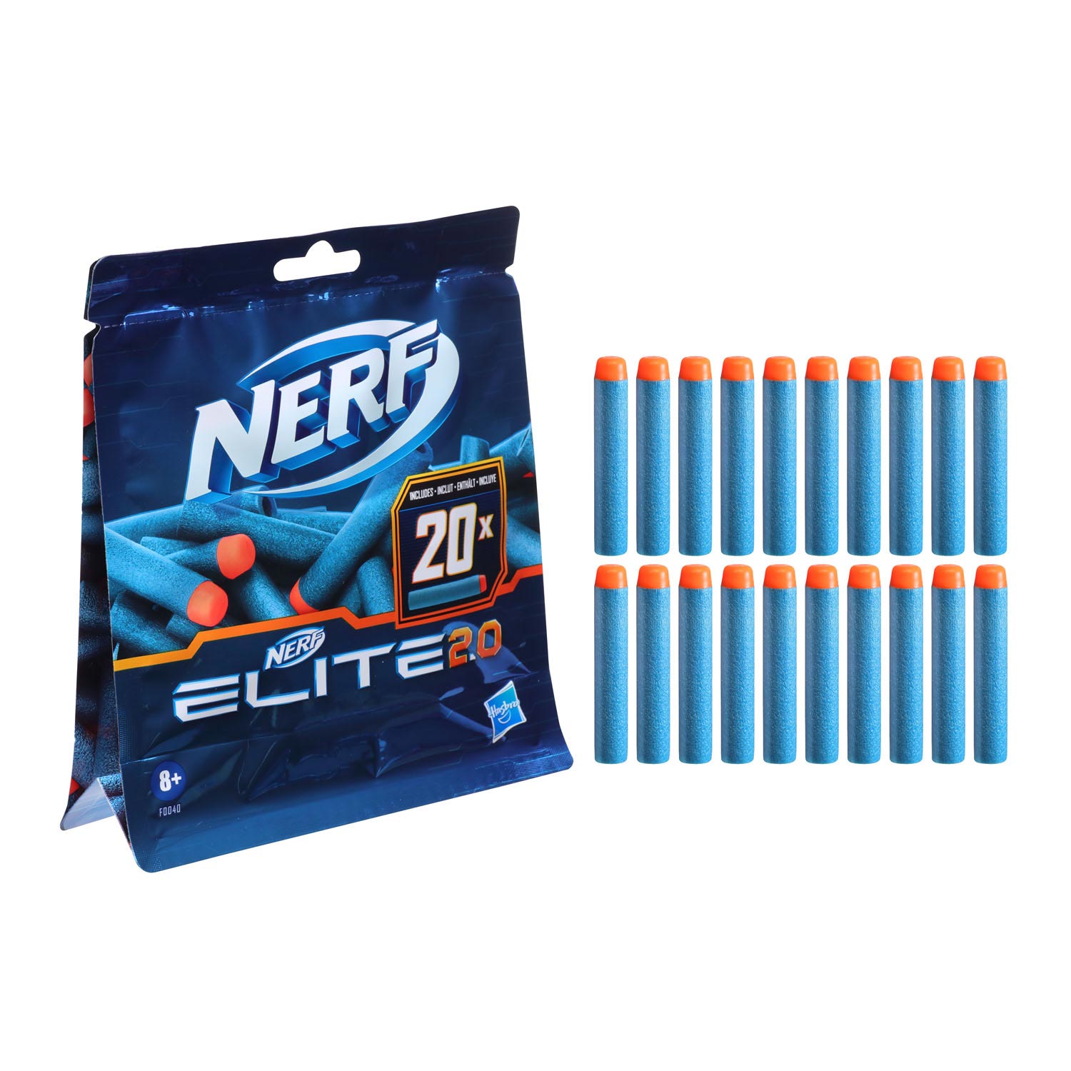 Fléchettes Nerf Elite 2.0, 20 pièces
