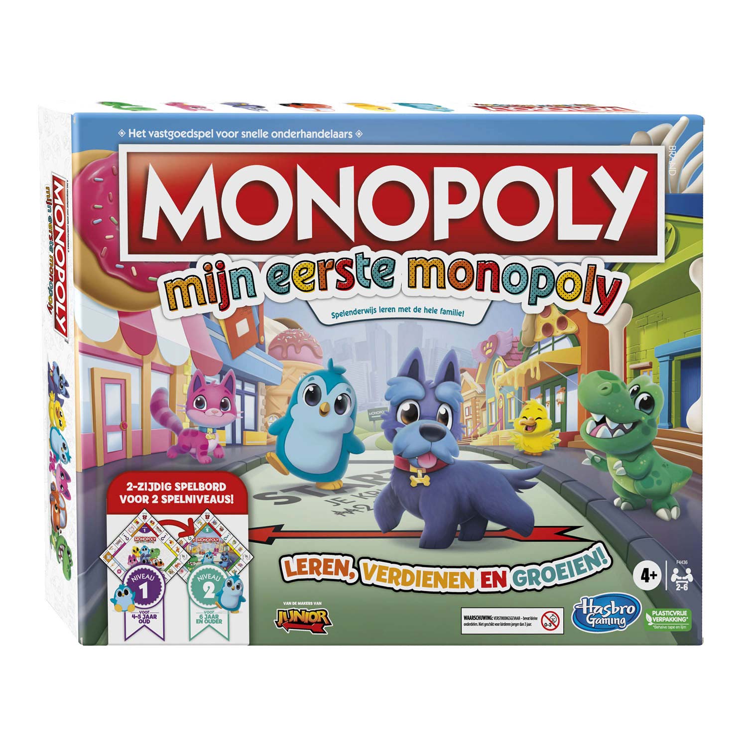 Lui Wiegen afvoer Mijn Eerste Monopoly - Bordspel online kopen? | Lobbes Speelgoed