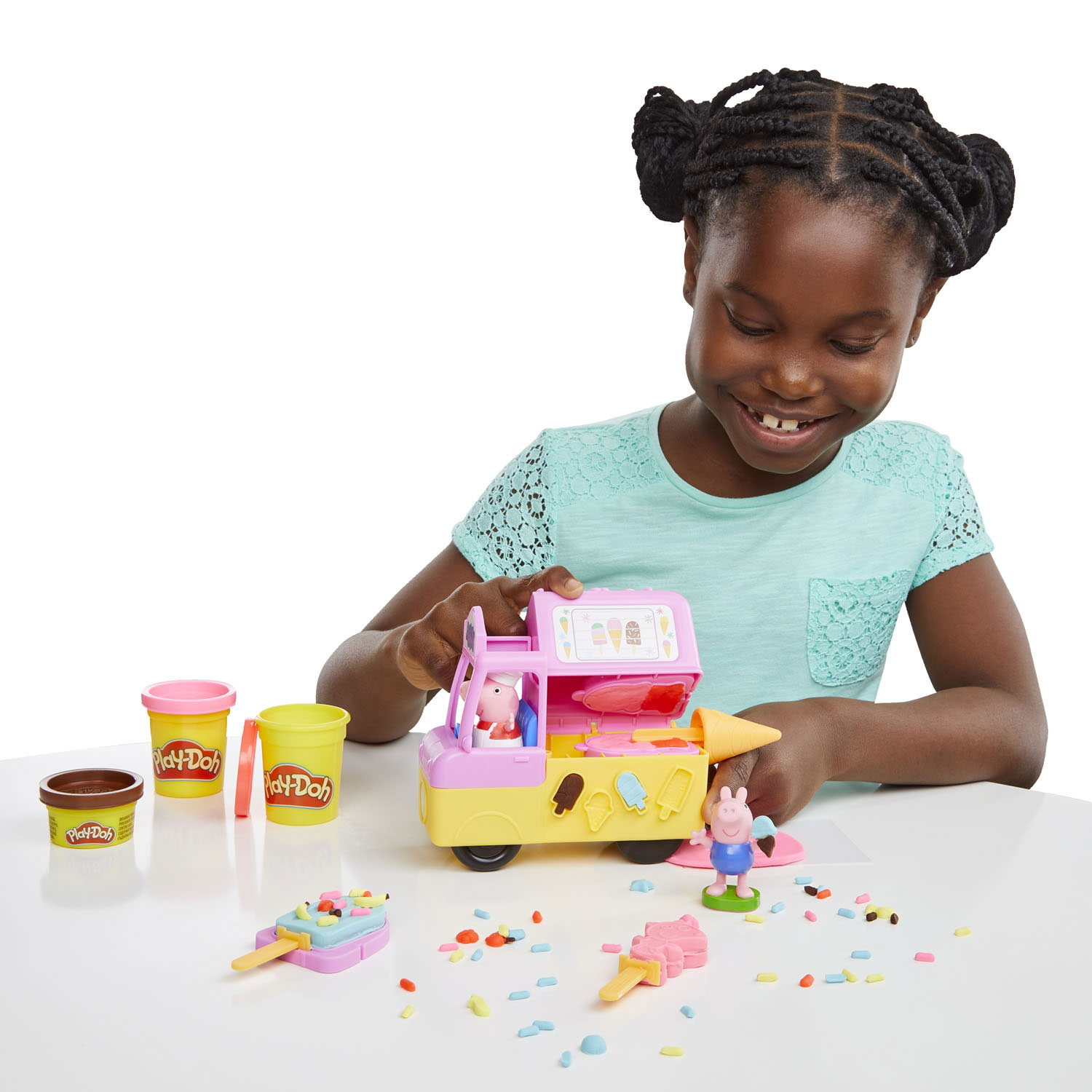 Play-Doh Peppas Glace - Coffret de jeu en argile